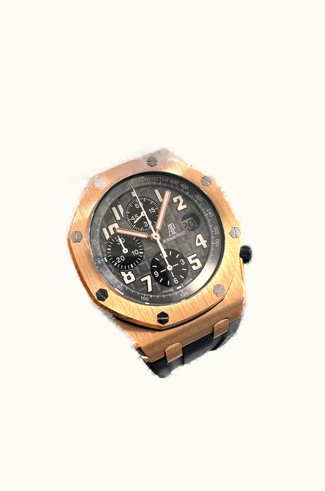 Audemars Piguet Royal Oak Offshore 25940 Chronograph Rubberclad Pink Gold