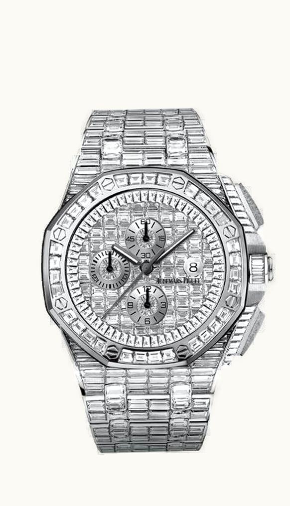 Audemars Piguet Royal Oak Offshore 26403 Full Baguette