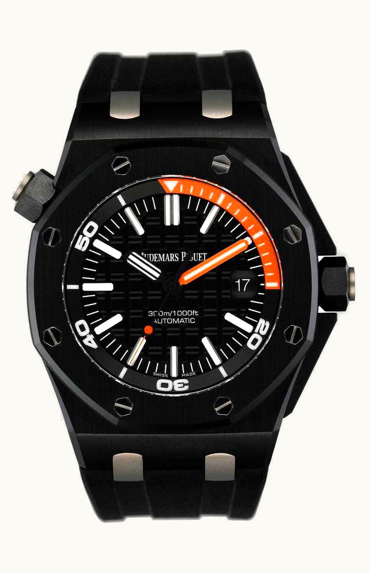 Audemars Piguet Royal Oak Offshore Diver 15707 Black Ceramic / Orange