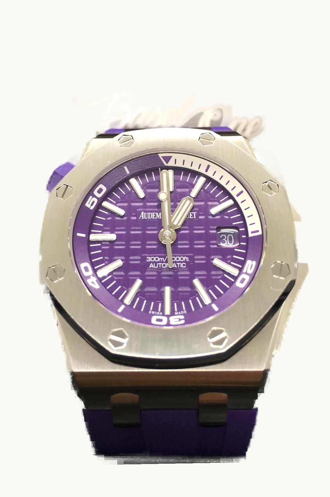 Audemars Piguet Royal Oak Offshore Diver Stainless Steel / Purple