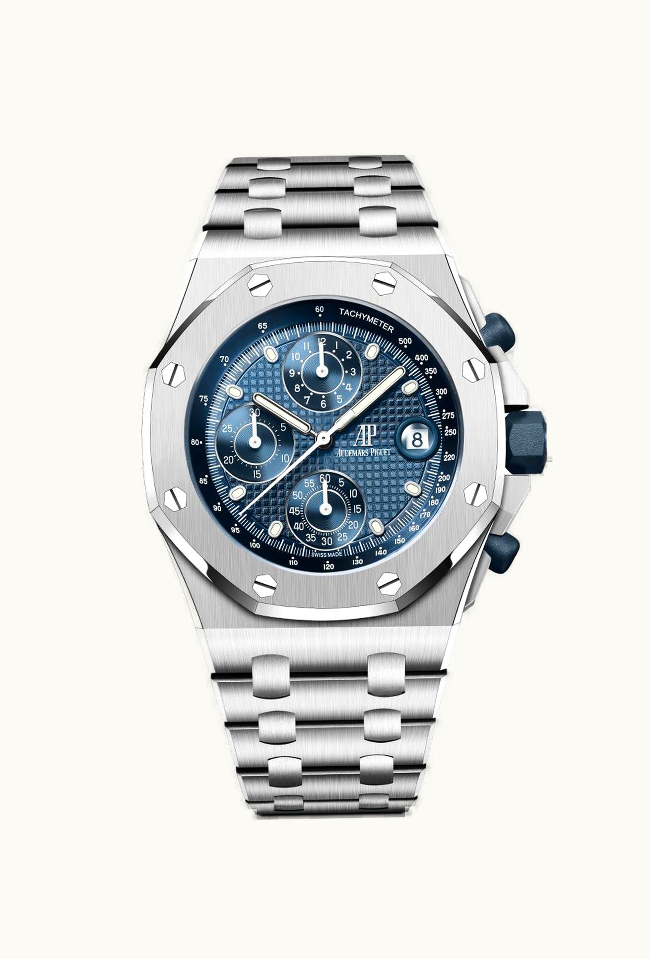 Audemars Piguet Royal Oak Offshore Stainless Steel / Blue / Bracelet