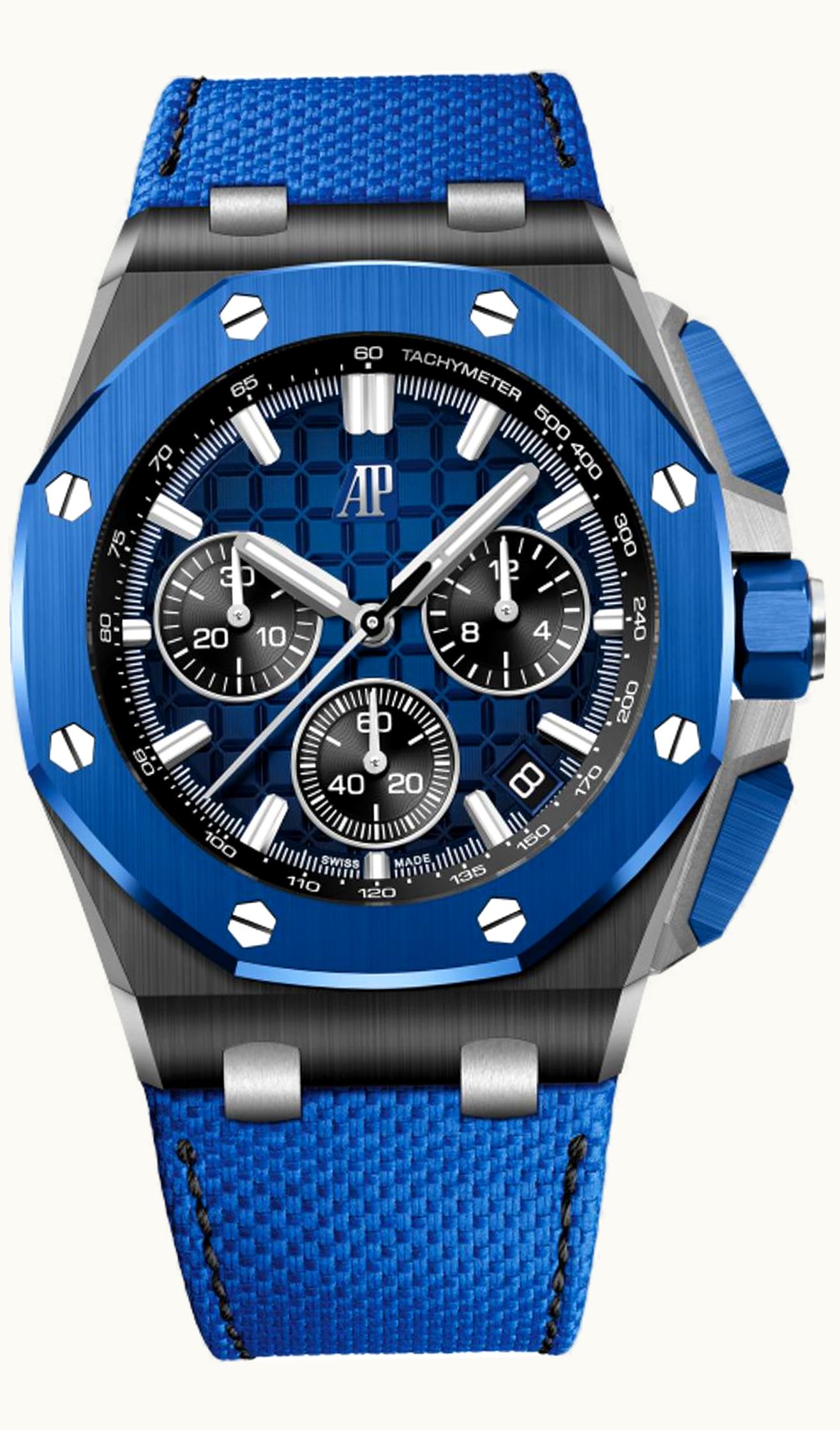 Audemars Piguet Royal Oak Offshore 43 Ceramic - Blue Ceramic / Blue