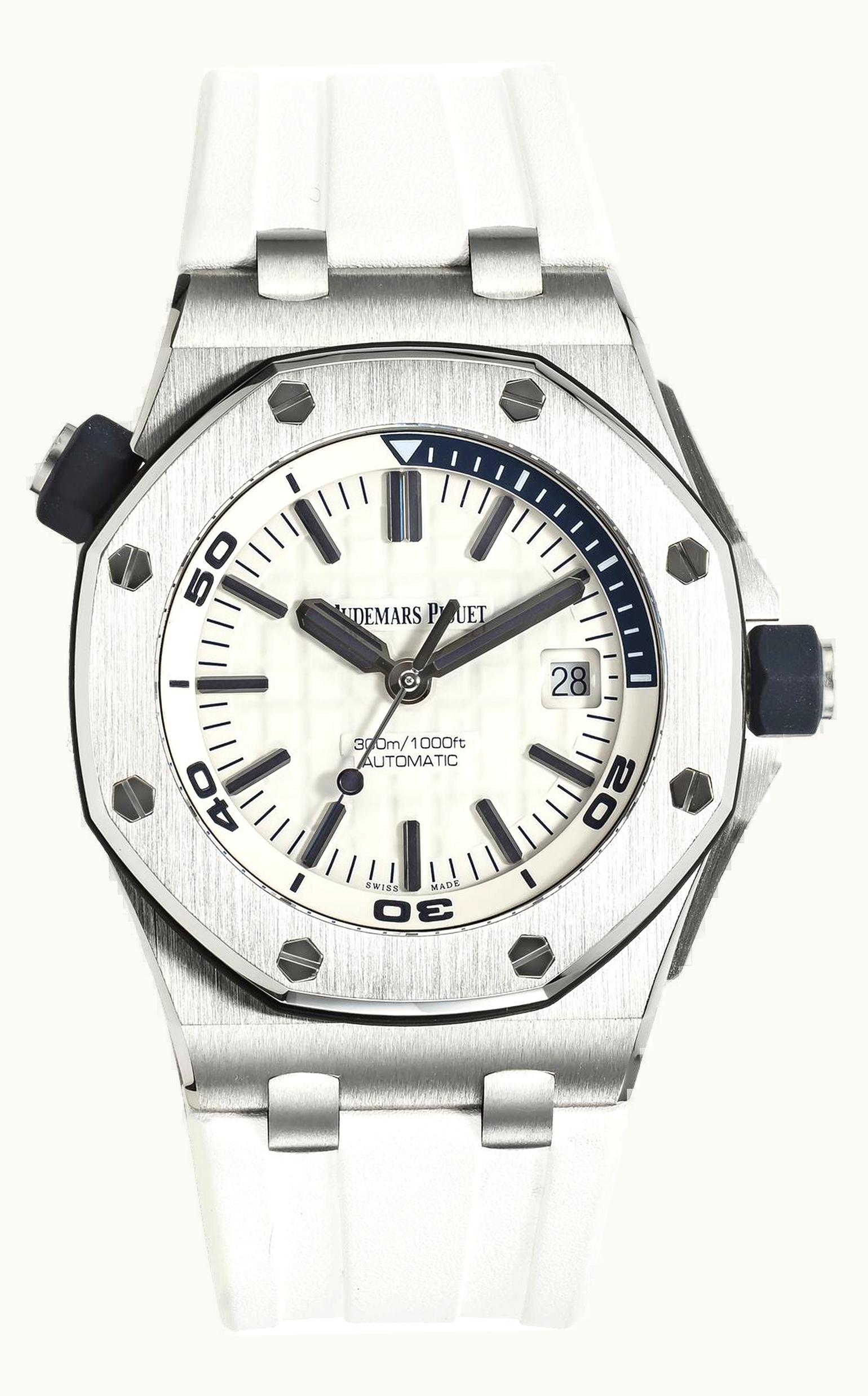 Audemars Piguet Royal Oak Offshore Diver Stainless Steel / White