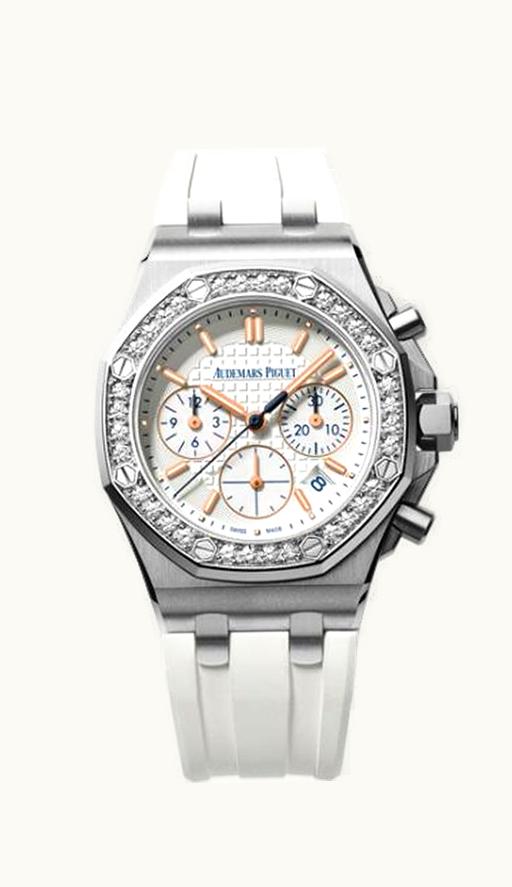 Audemars Piguet Royal Oak OffShore 26144 Lady Chronograph Stainless Steel / Silver / Diamond / Summer Edition 2017
