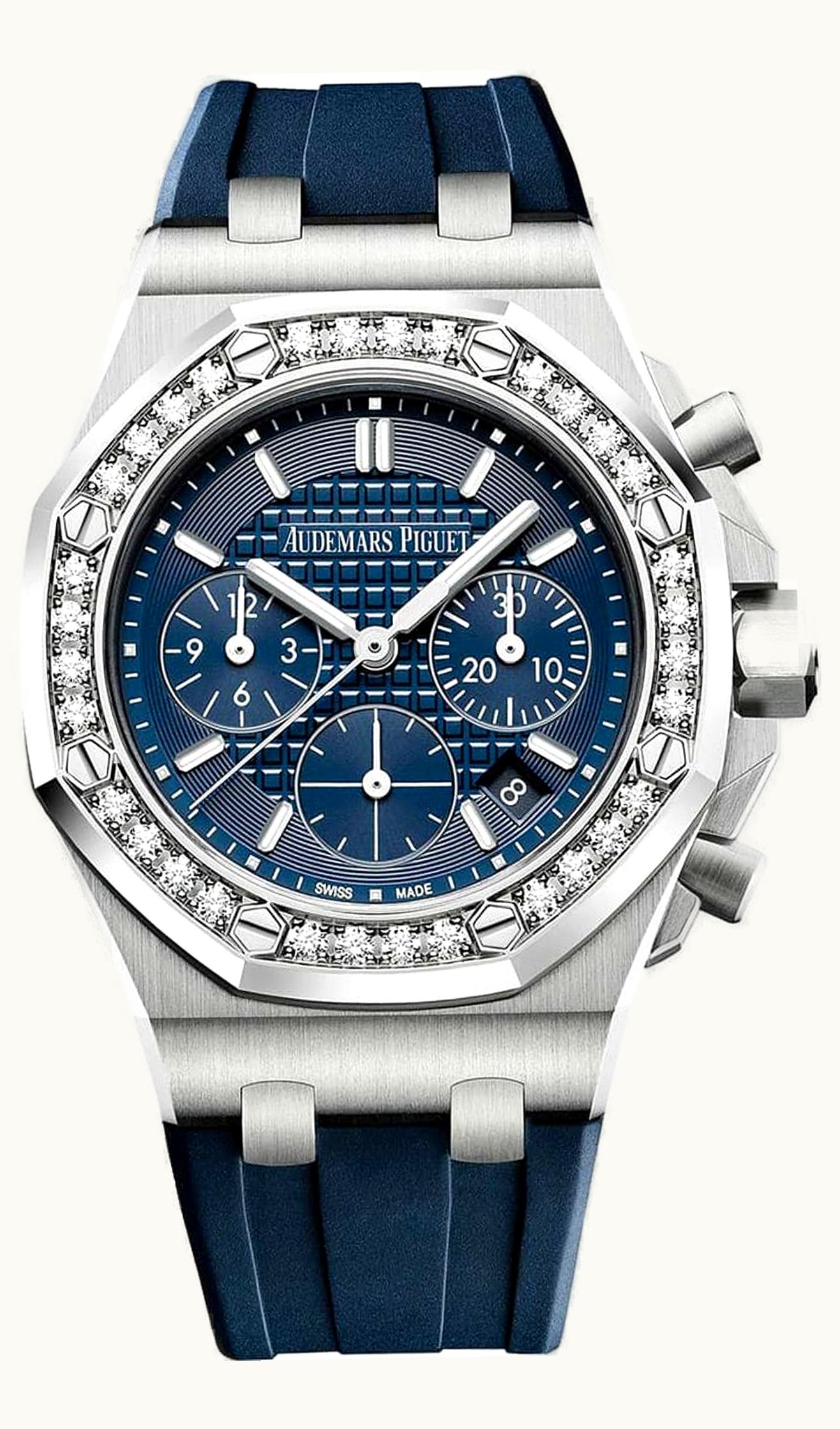 Audemars Piguet Royal Oak OffShore 26231 Lady Chronograph Stainless Steel / Blue / Diamond