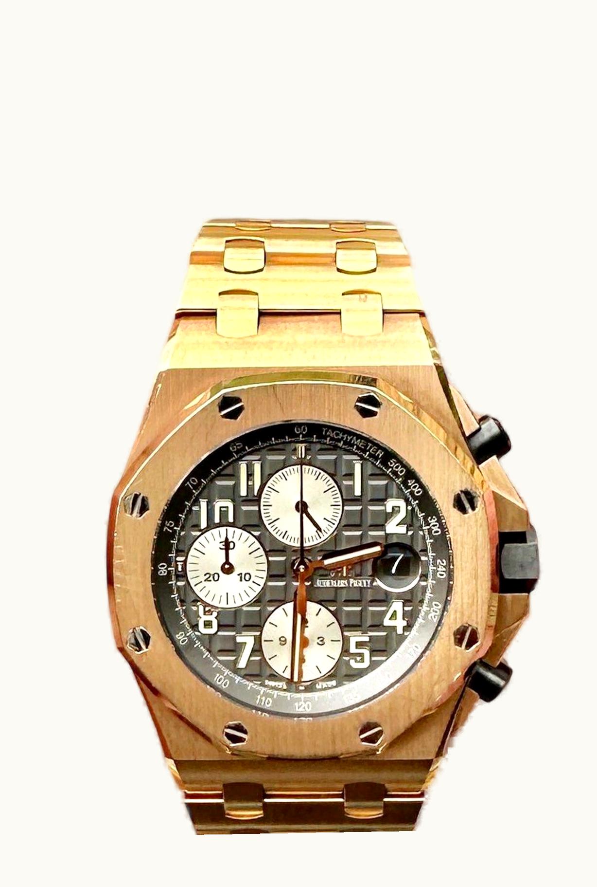 Audemars Piguet Royal Oak Offshore 42 Pink Gold / Grey / Bracelet
