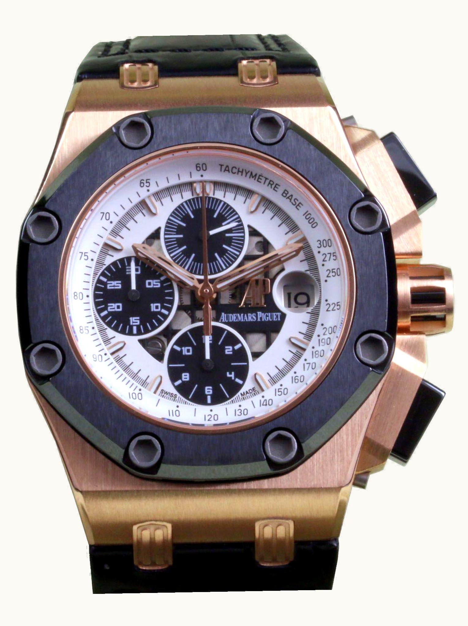 Audemars Piguet Royal Oak Offshore 42 Pink Gold / Brown / Alligator