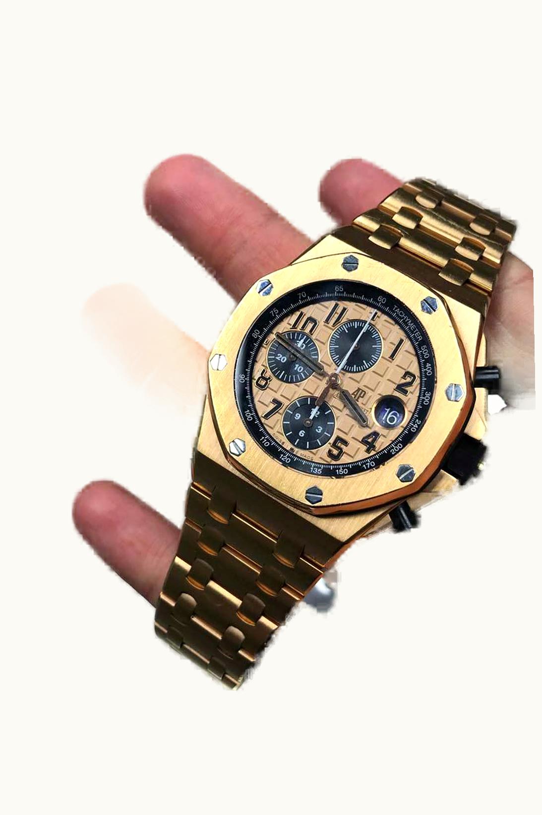 Audemars Piguet Royal Oak Offshore 26470 Pink Gold / Black / Bracelet