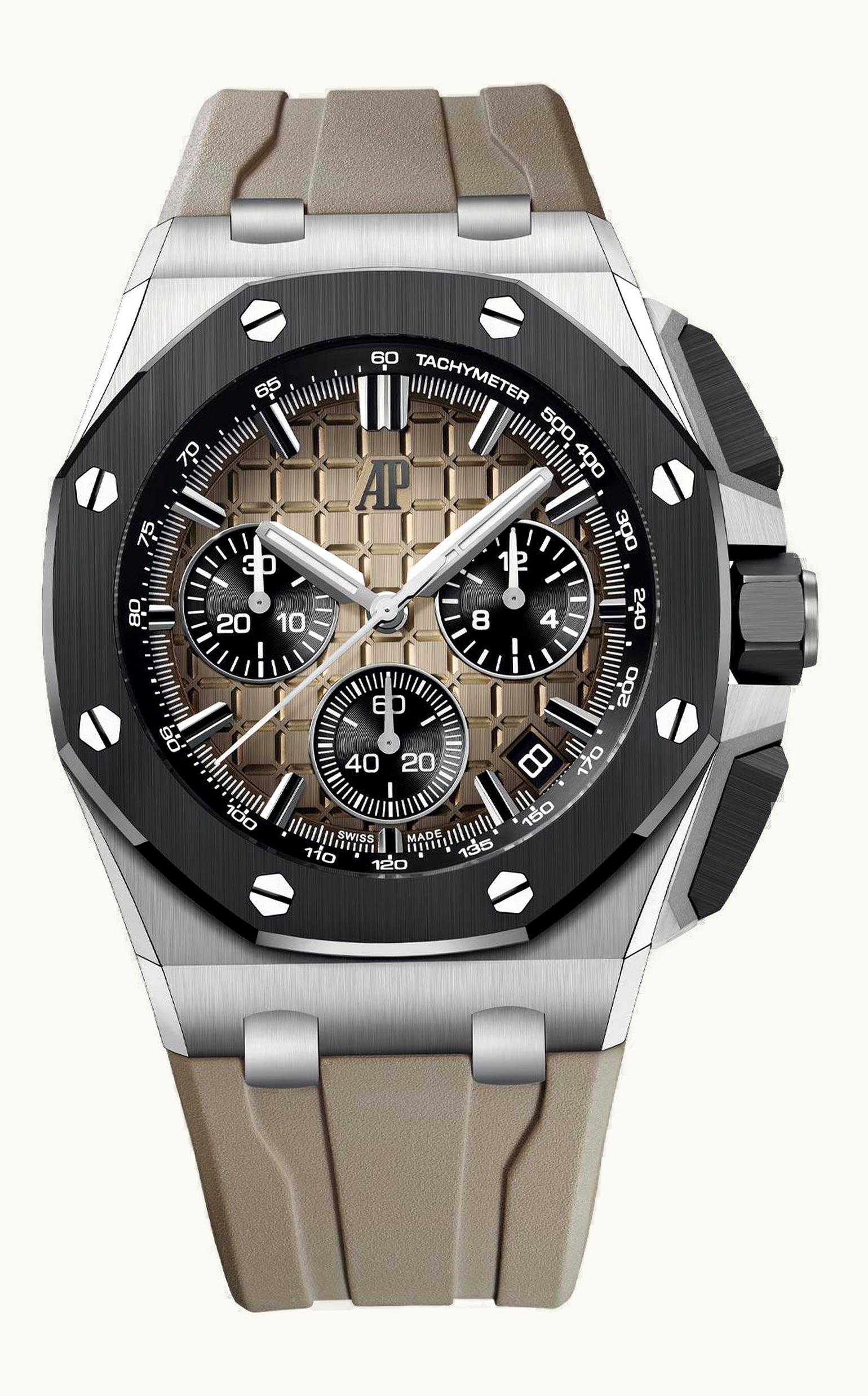 Audemars Piguet Royal Oak Offshore 43 Stainless Steel / Ceramic / Taupe