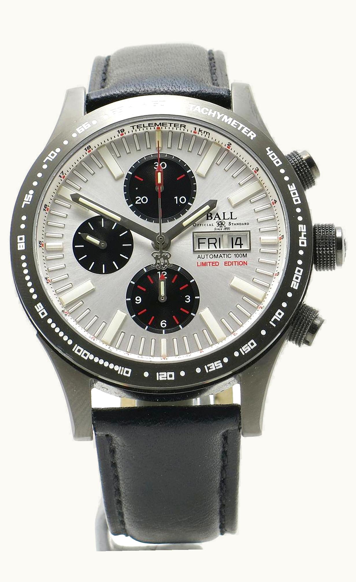 Ball Watch Fireman Storm Chaser DLC Glow / Silver / Rubber