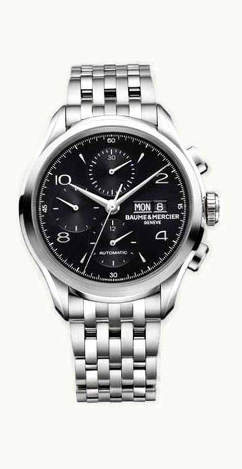 Baume & Mercier Clifton Chronograph Black Bracelet