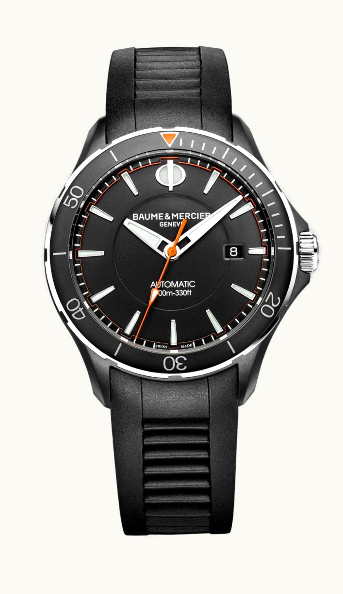 Baume & Mercier Clifton Club ADLC / Black / Rubber