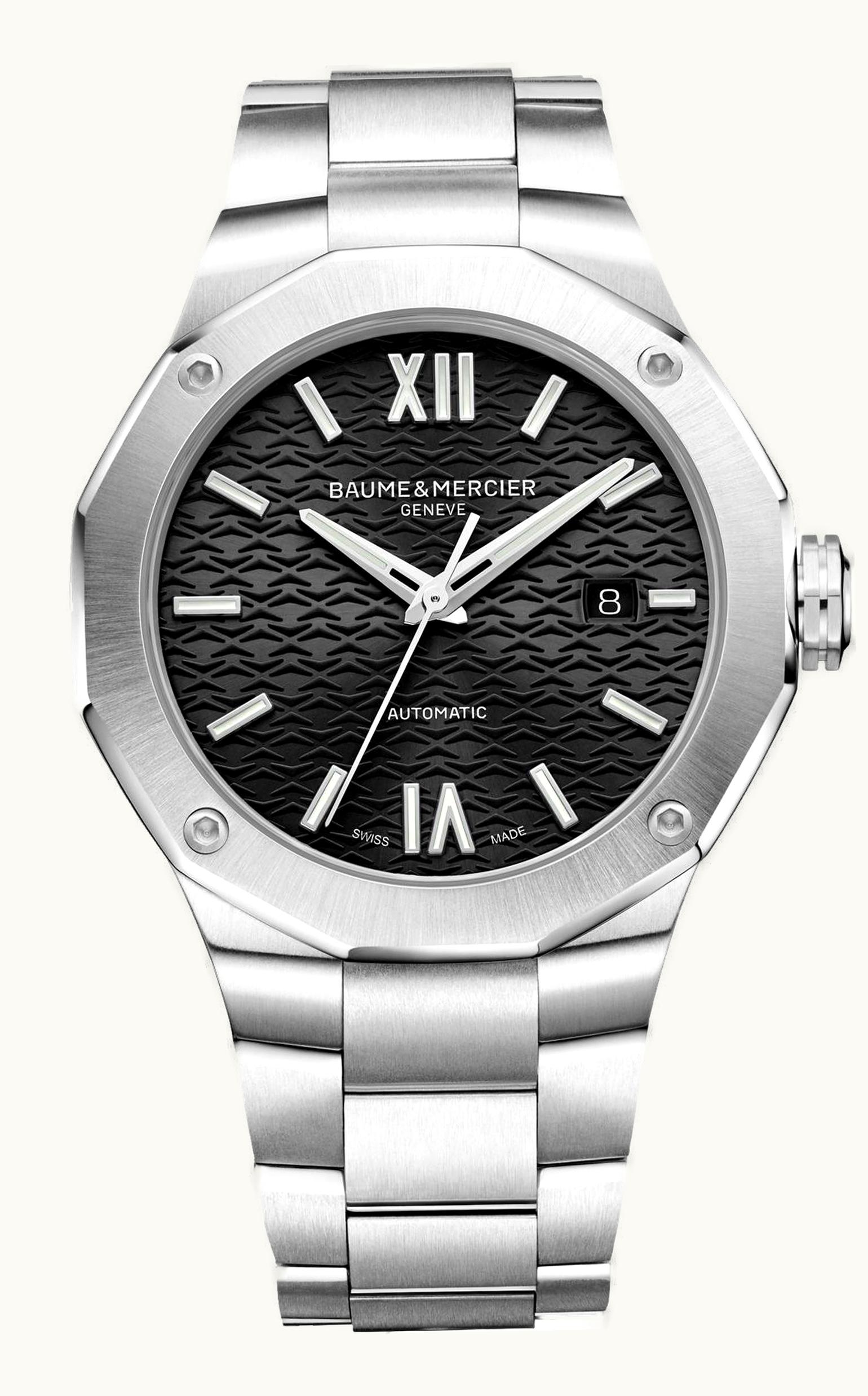 Baume & Mercier Riviera 42 Stainless Steel / Black