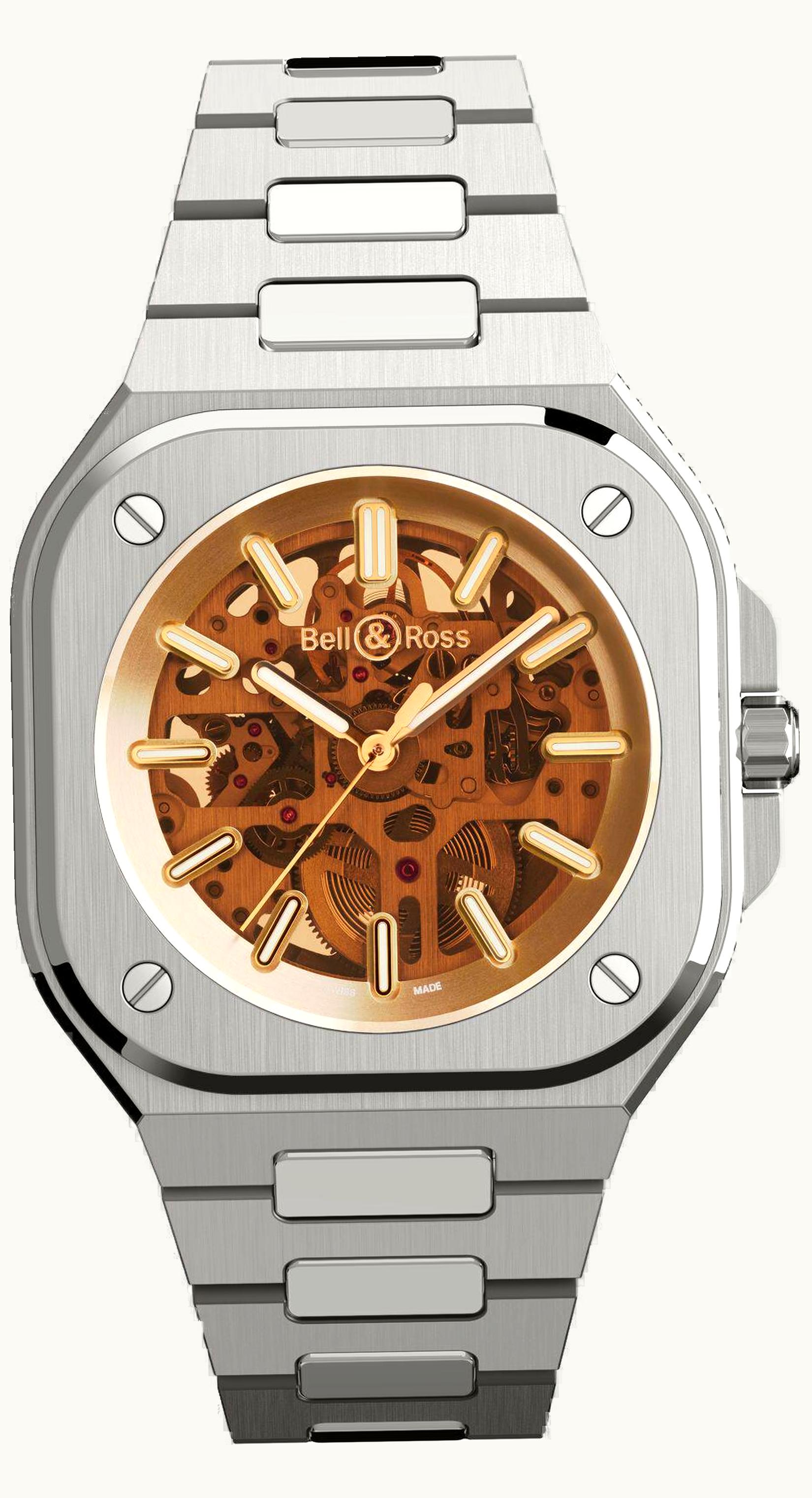 Bell & Ross BR 05 Stainless Steel / Skeleton / Bracelet