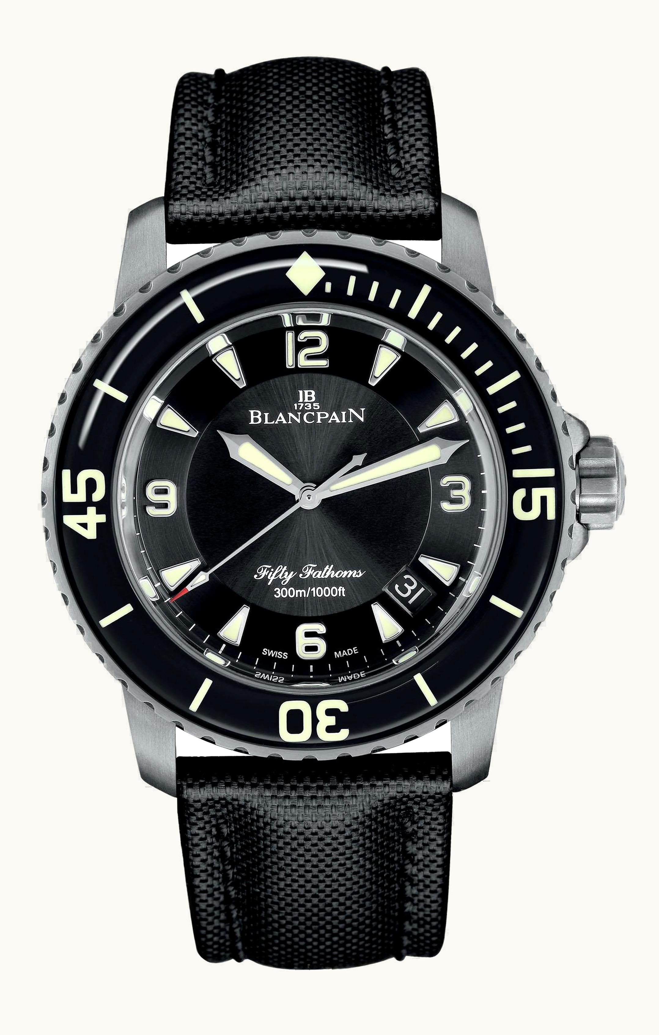 Blancpain Fifty Fathoms Automatique Titanium / Black / Bracelet