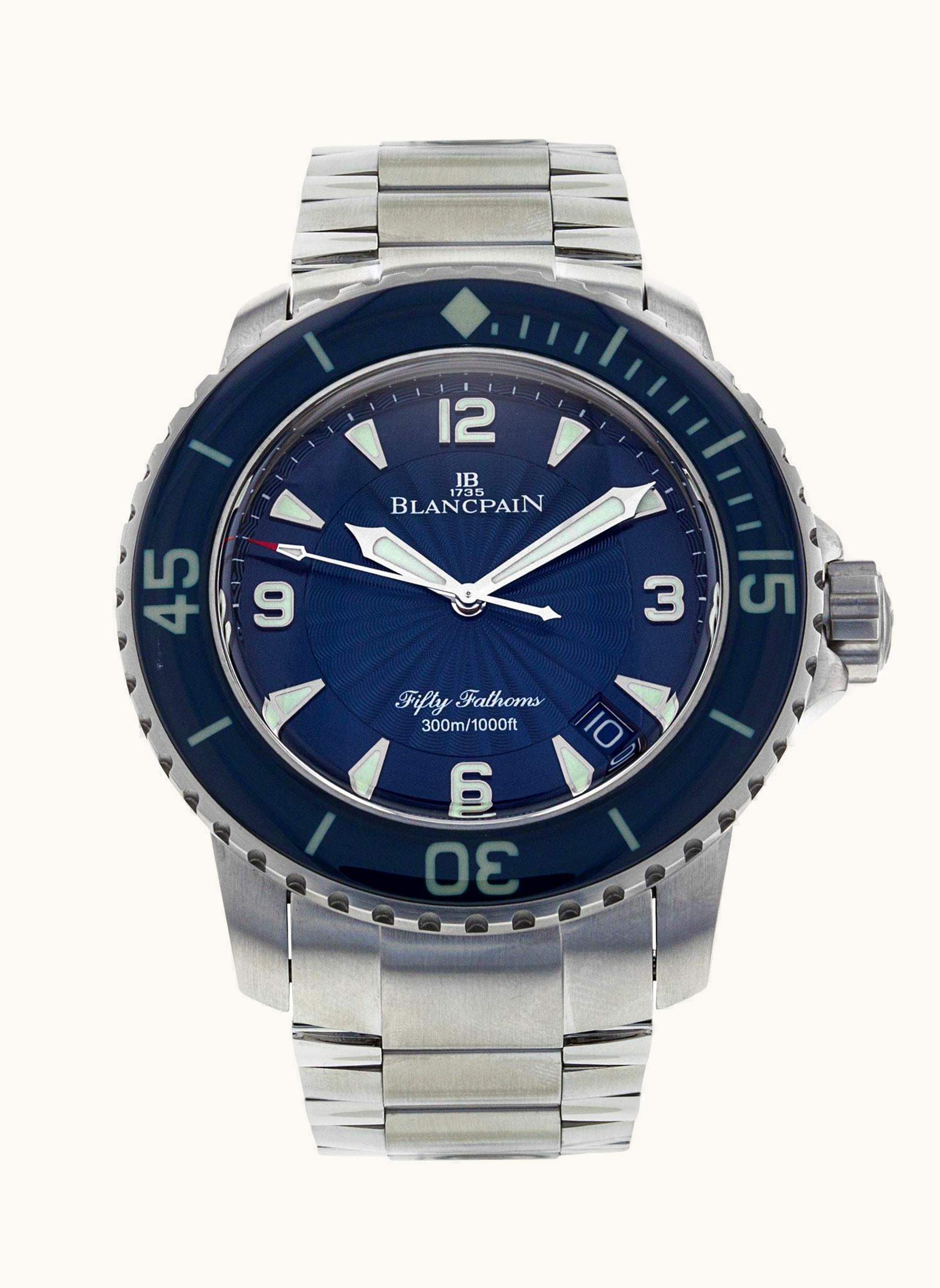 Blancpain Fifty Fathoms Automatique Stainless Steel / Blue / Bracelet