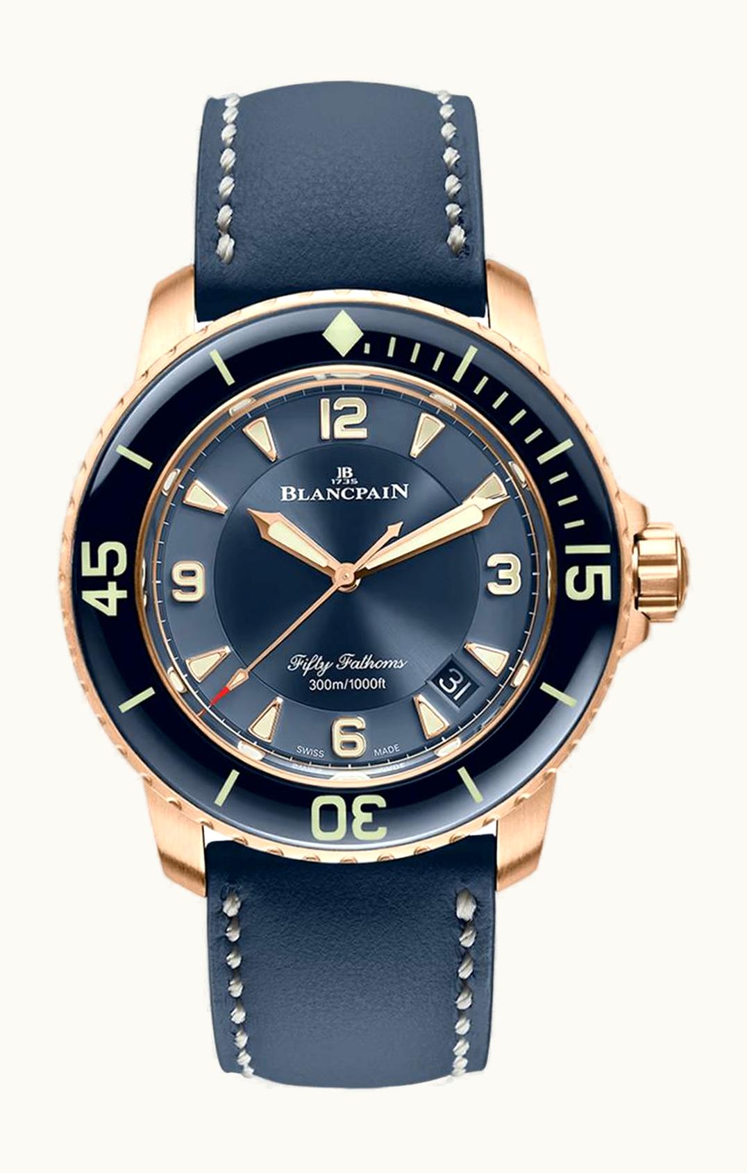 Blancpain Fifty Fathoms Automatique Red Gold / Black / Brown Barennia
