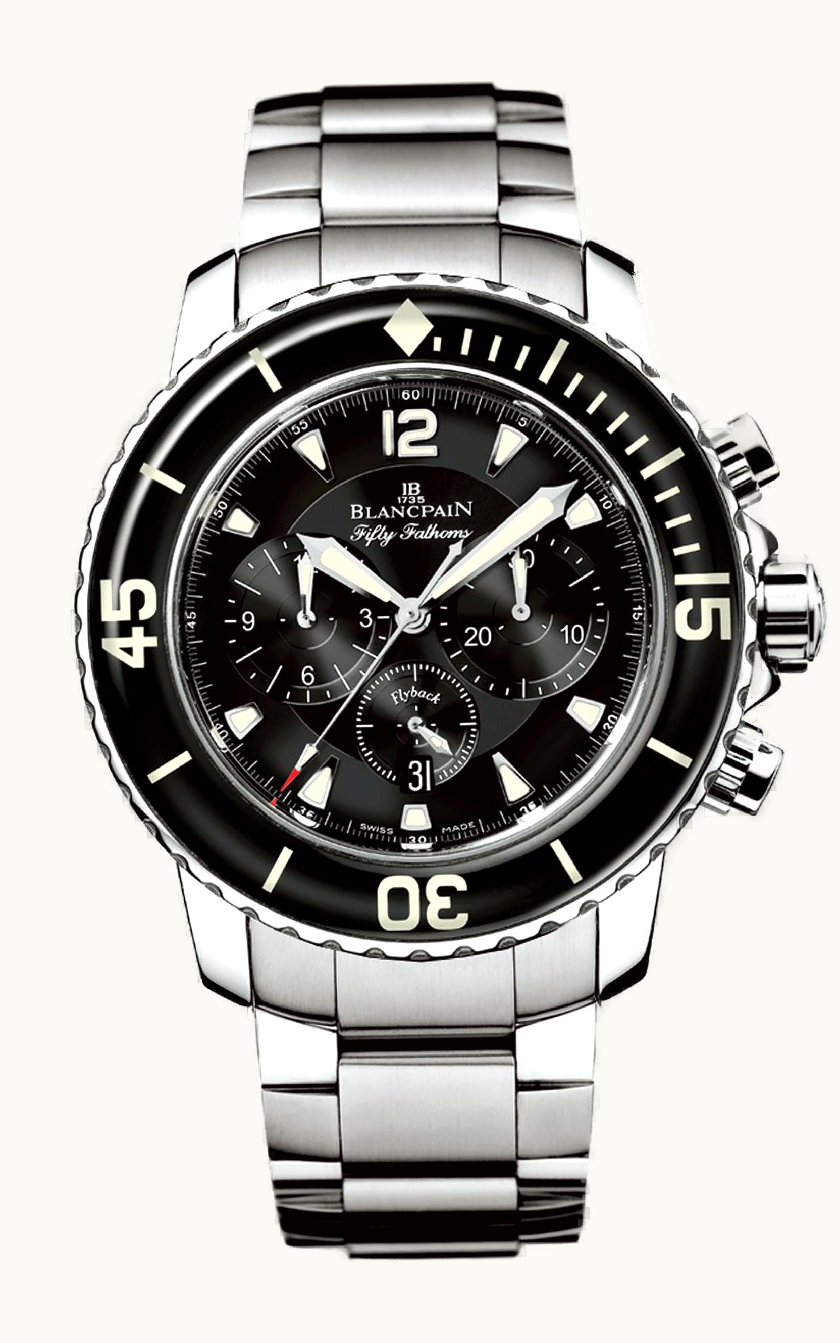 Blancpain Fifty Fathoms Chronographe Flyback Stainless / Black / Bracelet