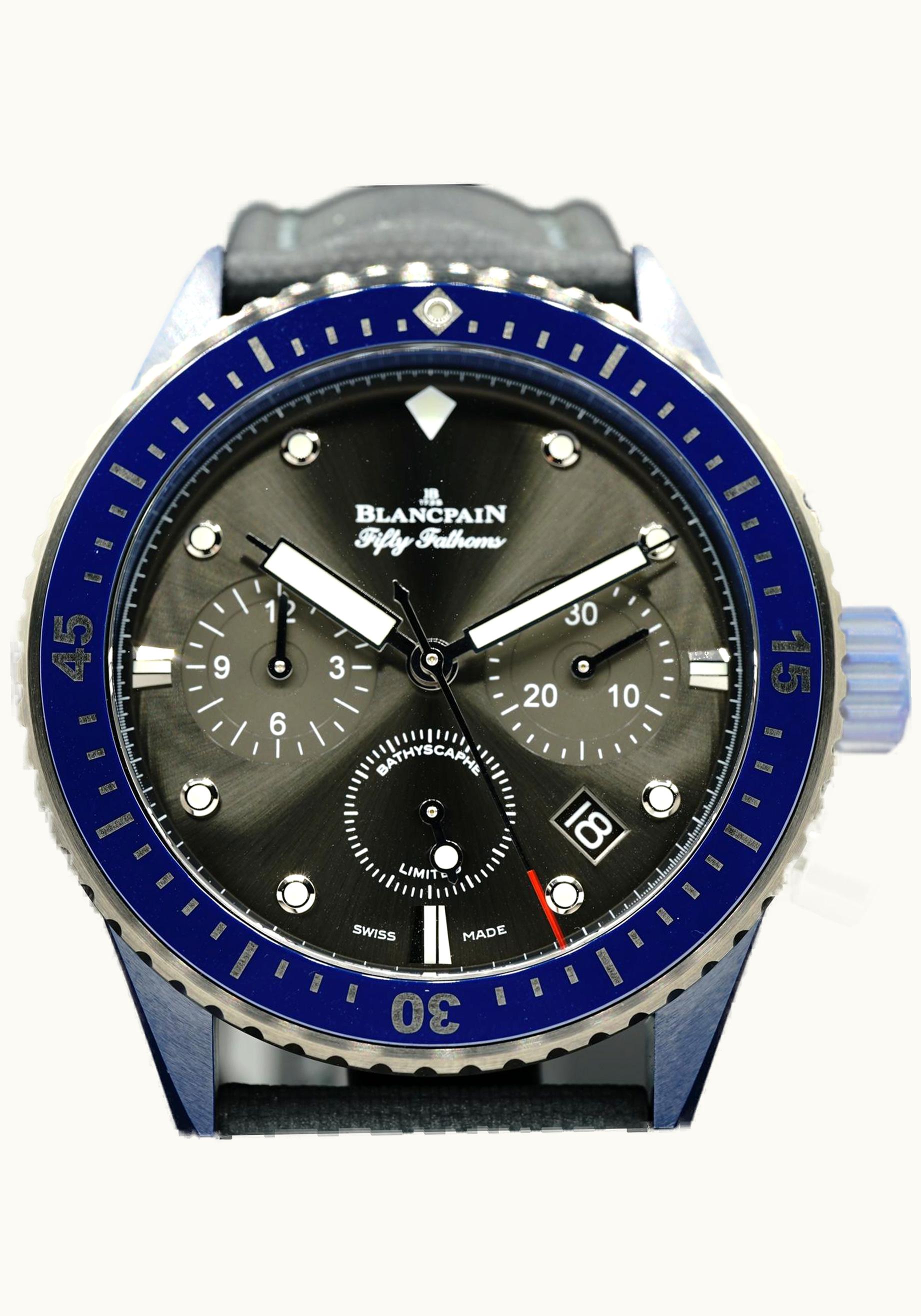 Blancpain Fifty Fathoms Bathyscaphe Ocean Commitment II Flyback Chronograph
