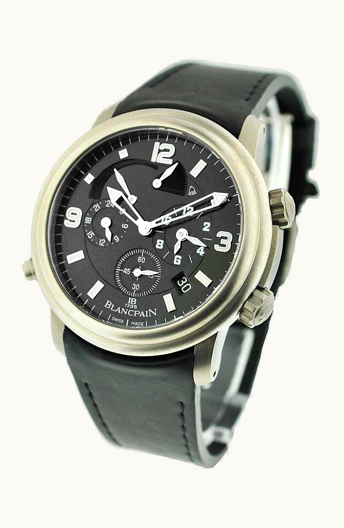 Blancpain Léman Réveil GMT Titanium / Black / Rubber