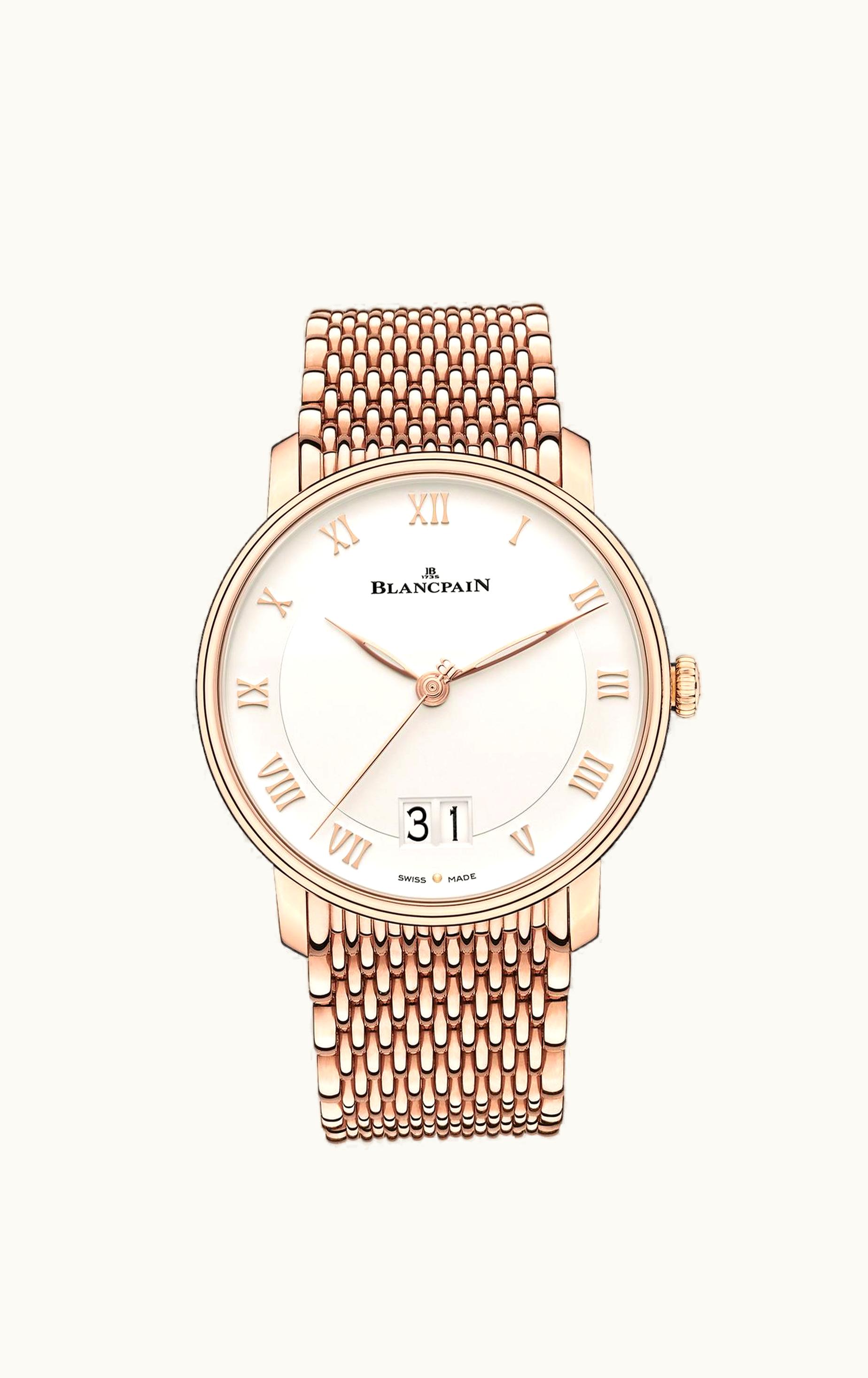 Blancpain Villeret Grande Date Red Gold / Opalin