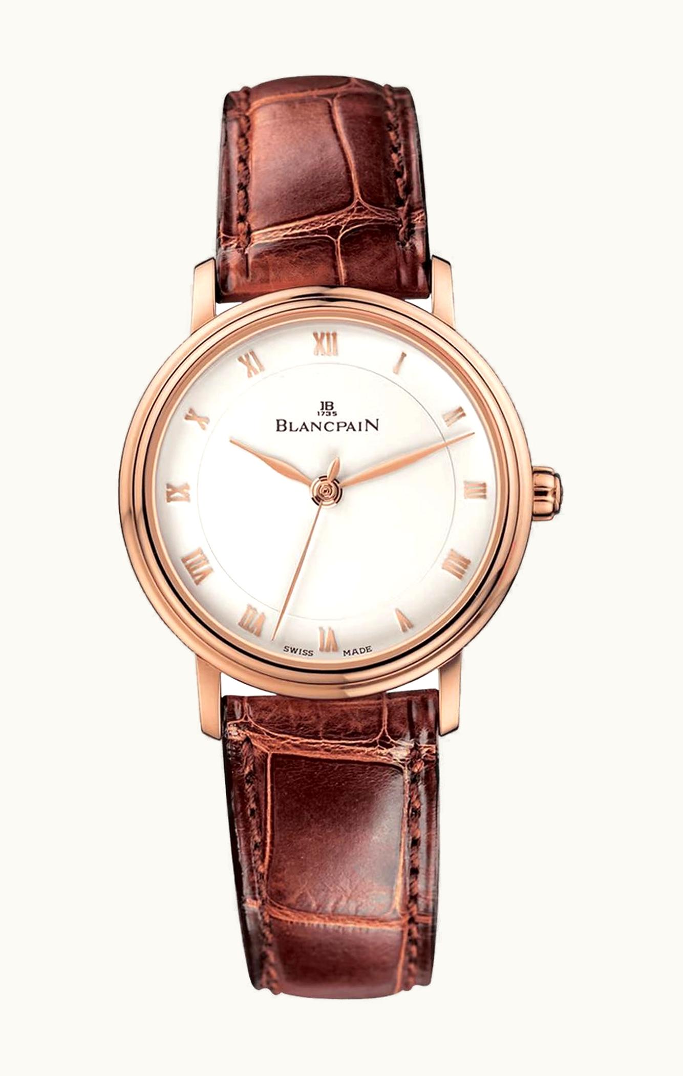 Blancpain Villeret Ultraplate Automatique Ladies Red Gold / Opaline