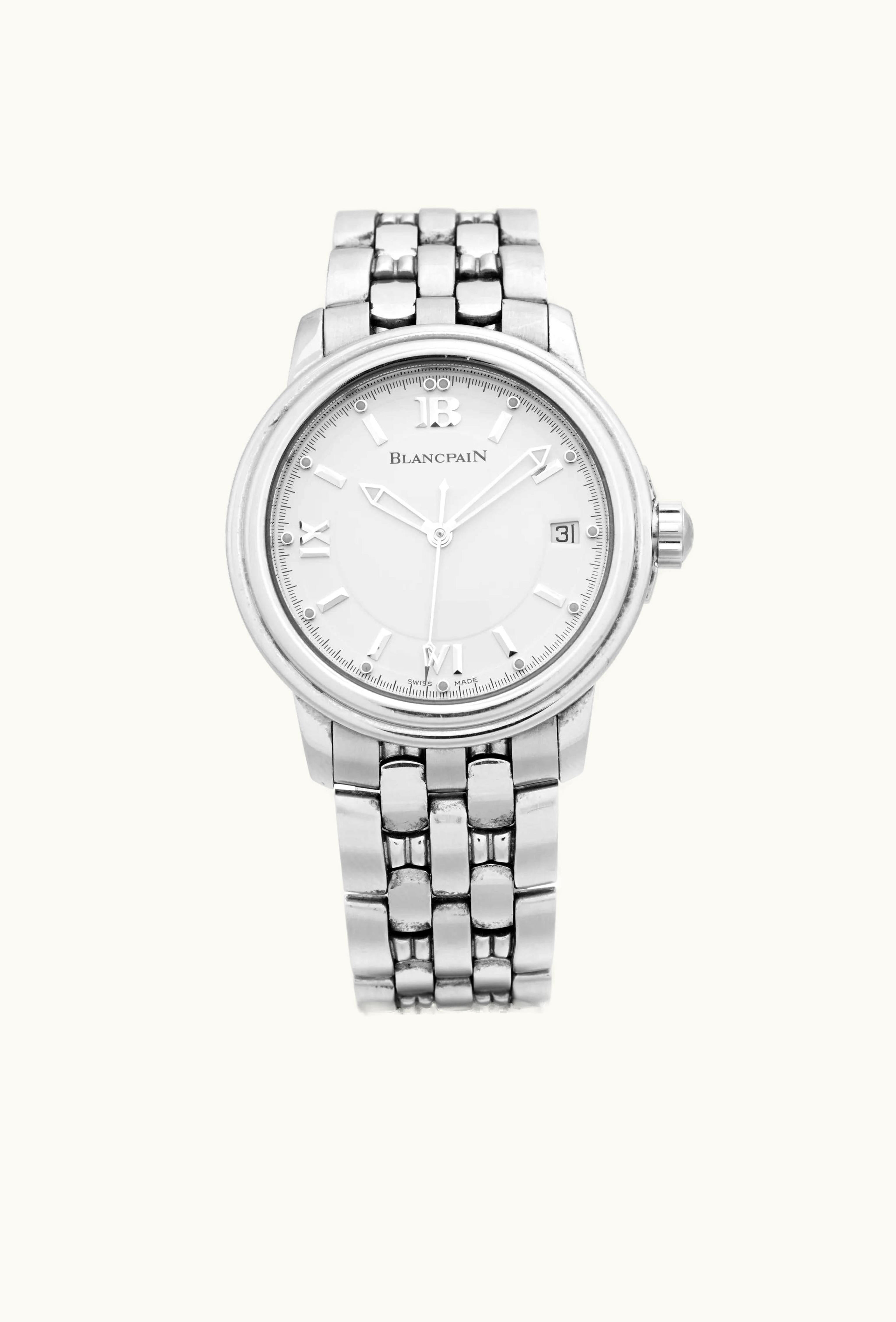 Blancpain Villeret Quantième Complet 40mm Stainless Steel / White