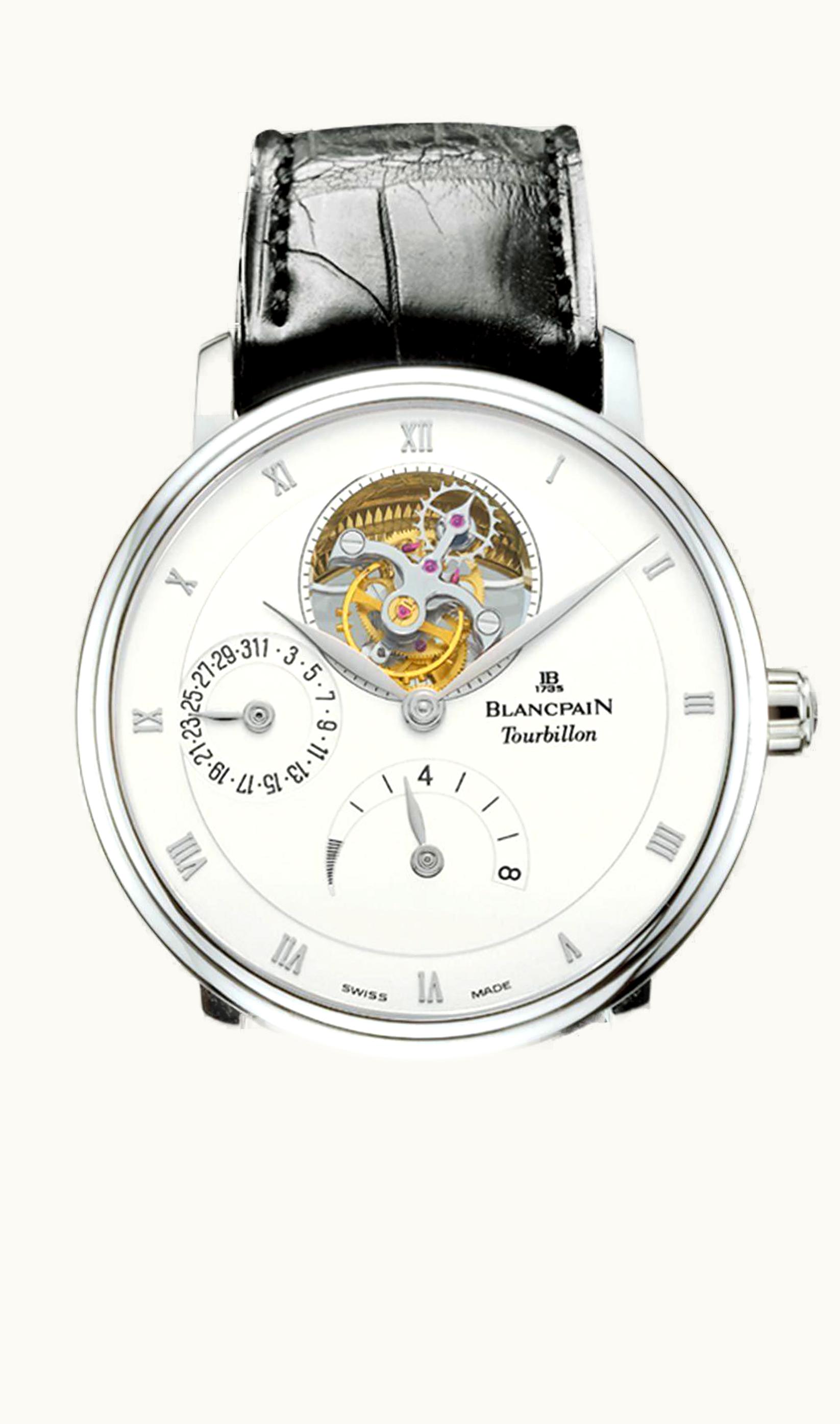 Blancpain Villeret Tourbillon 8 Jours White Gold / Opaline