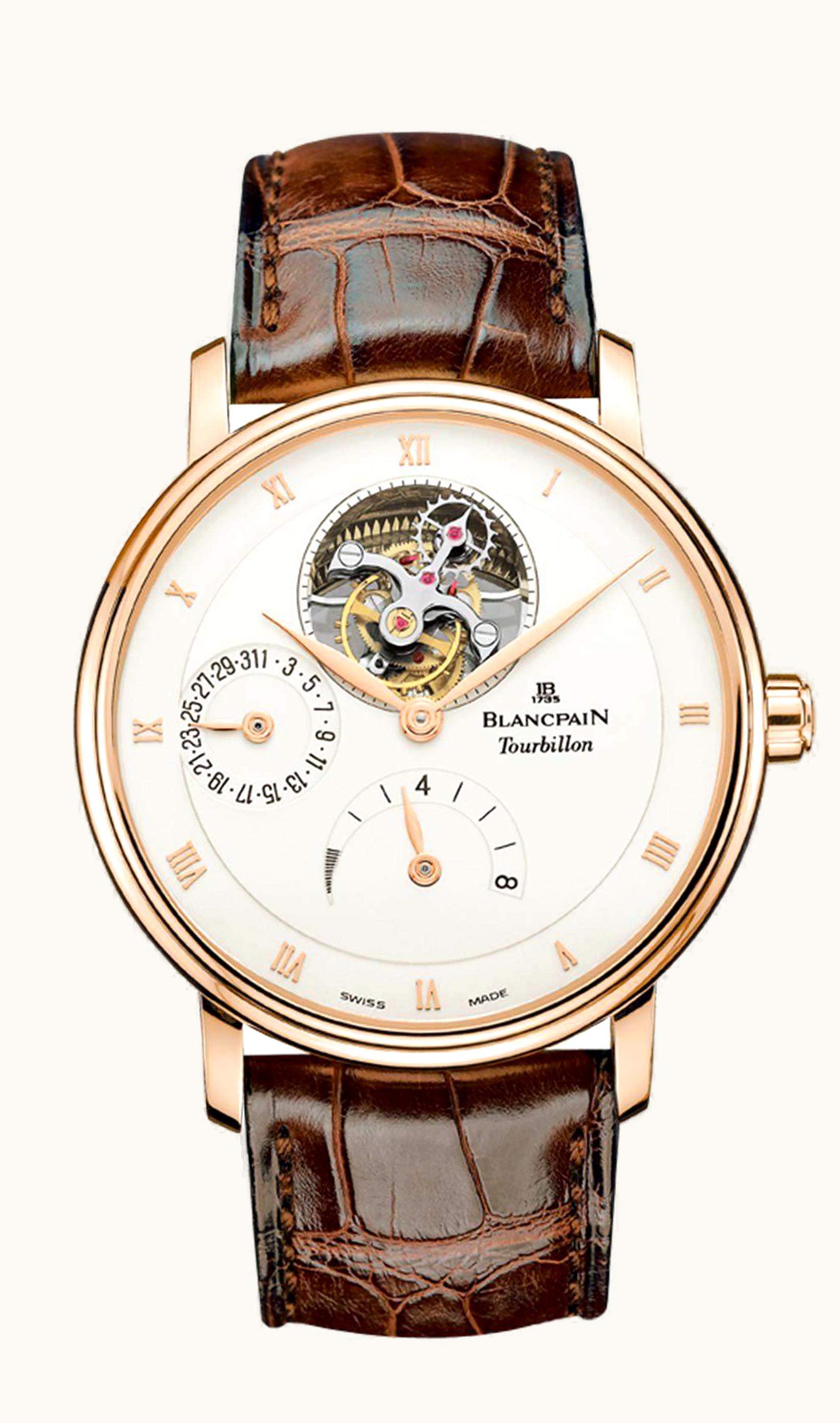 Blancpain Villeret Tourbillon 8 Jours Red Gold / Opaline