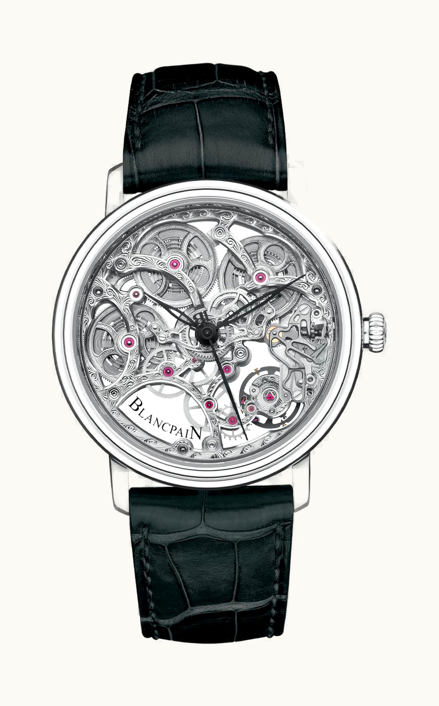 Blancpain Villeret Tourbillon Squelette 8 Jours White Gold