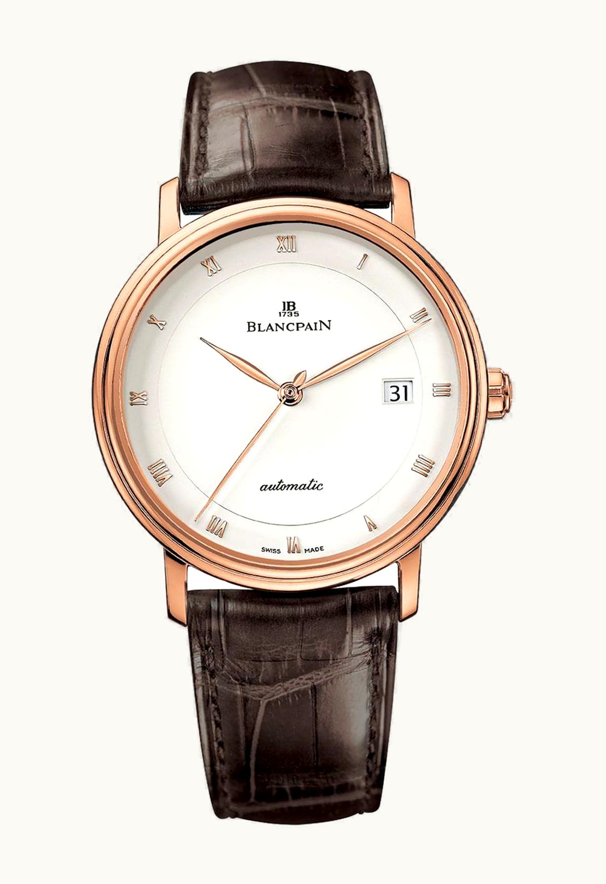 Blancpain Villeret Ultraplate Automatique Red Gold / White