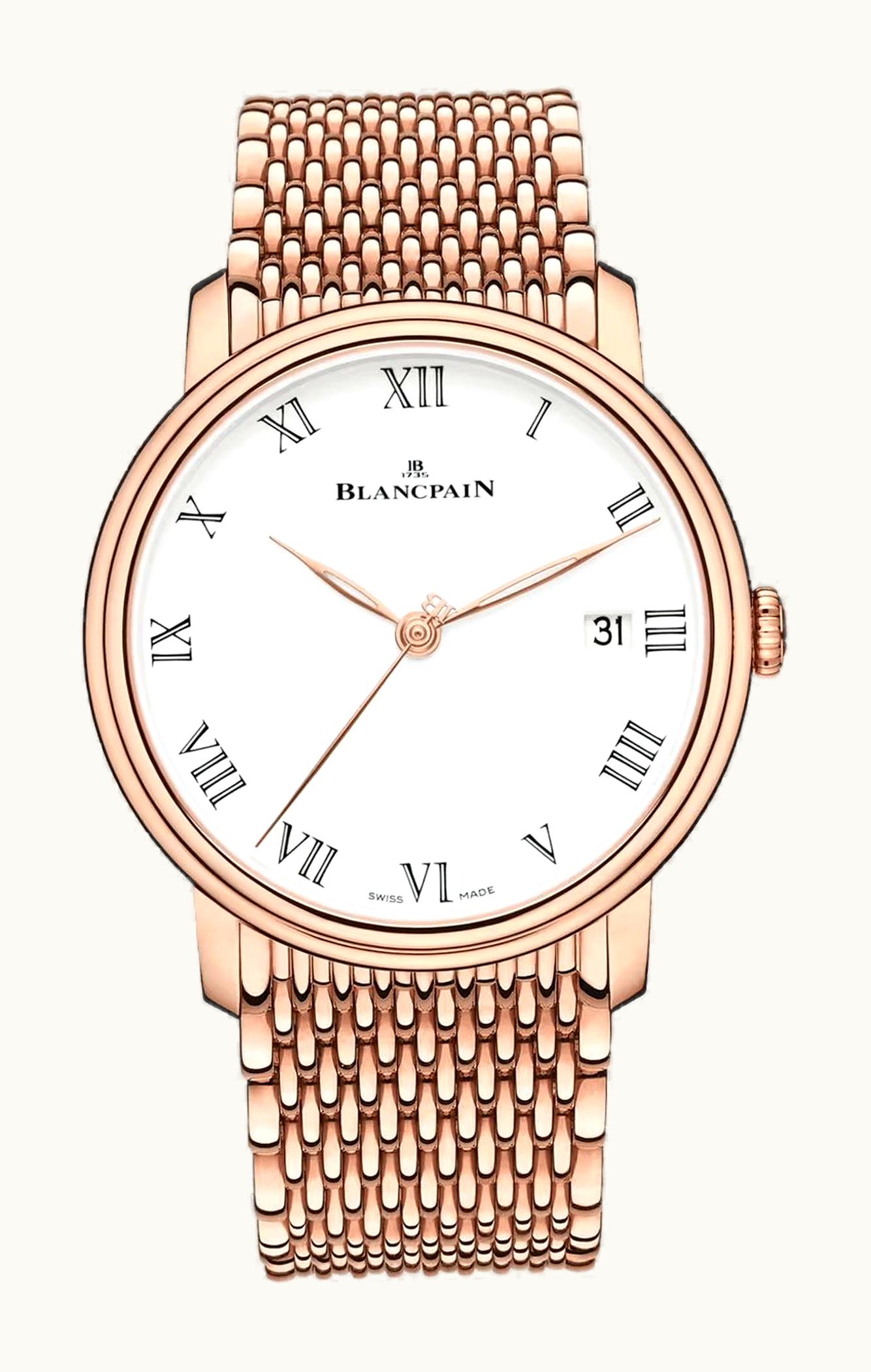 Blancpain Villeret 8 Jours Red Gold / Bracelet