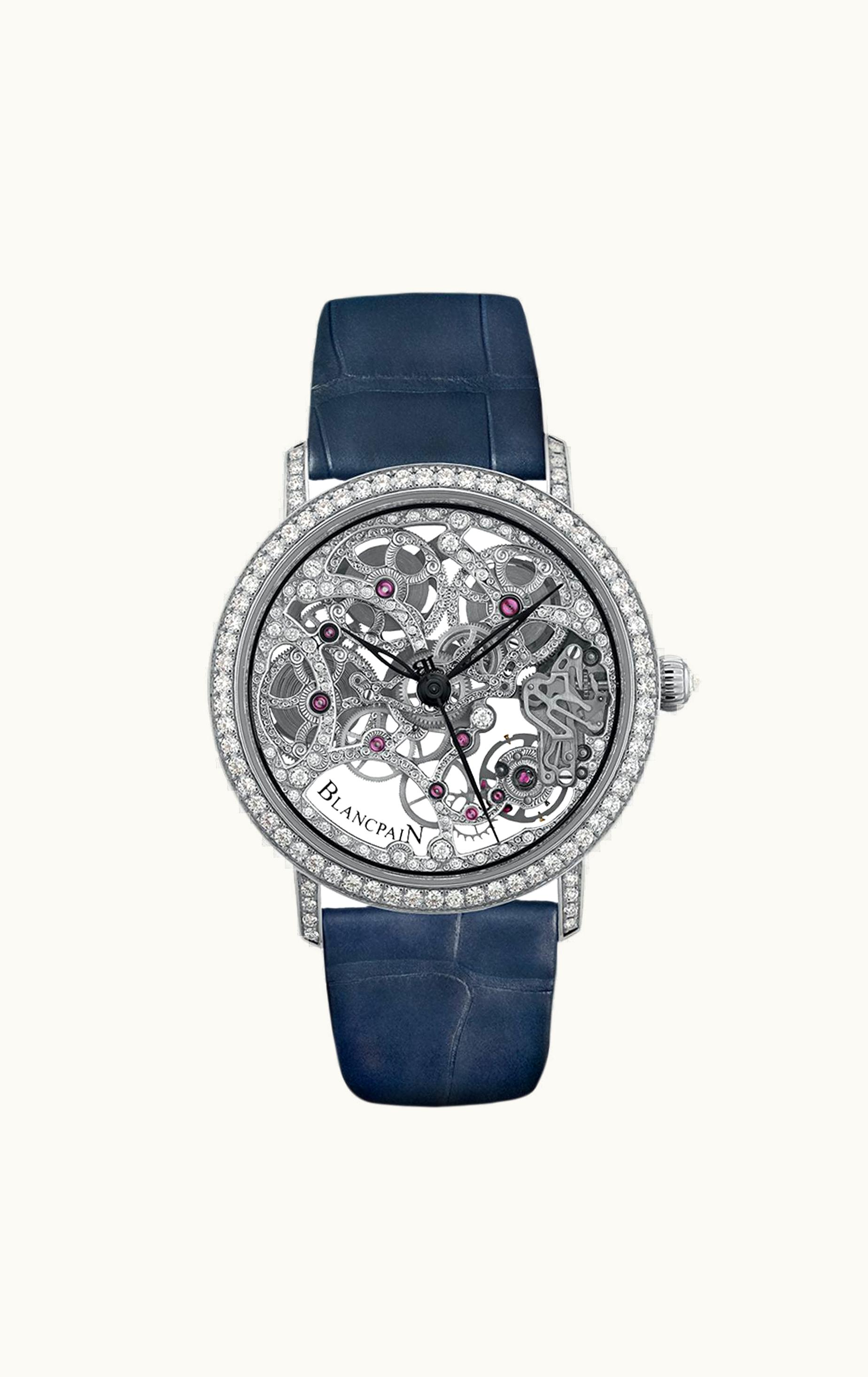 Blancpain Villeret Squelette 8 Jours White Gold