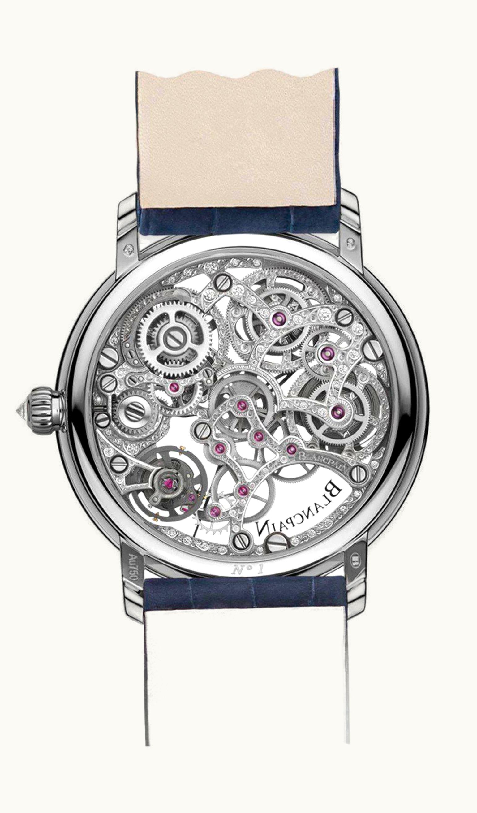 Blancpain Villeret Squelette 8 Jours White Gold / Diamond