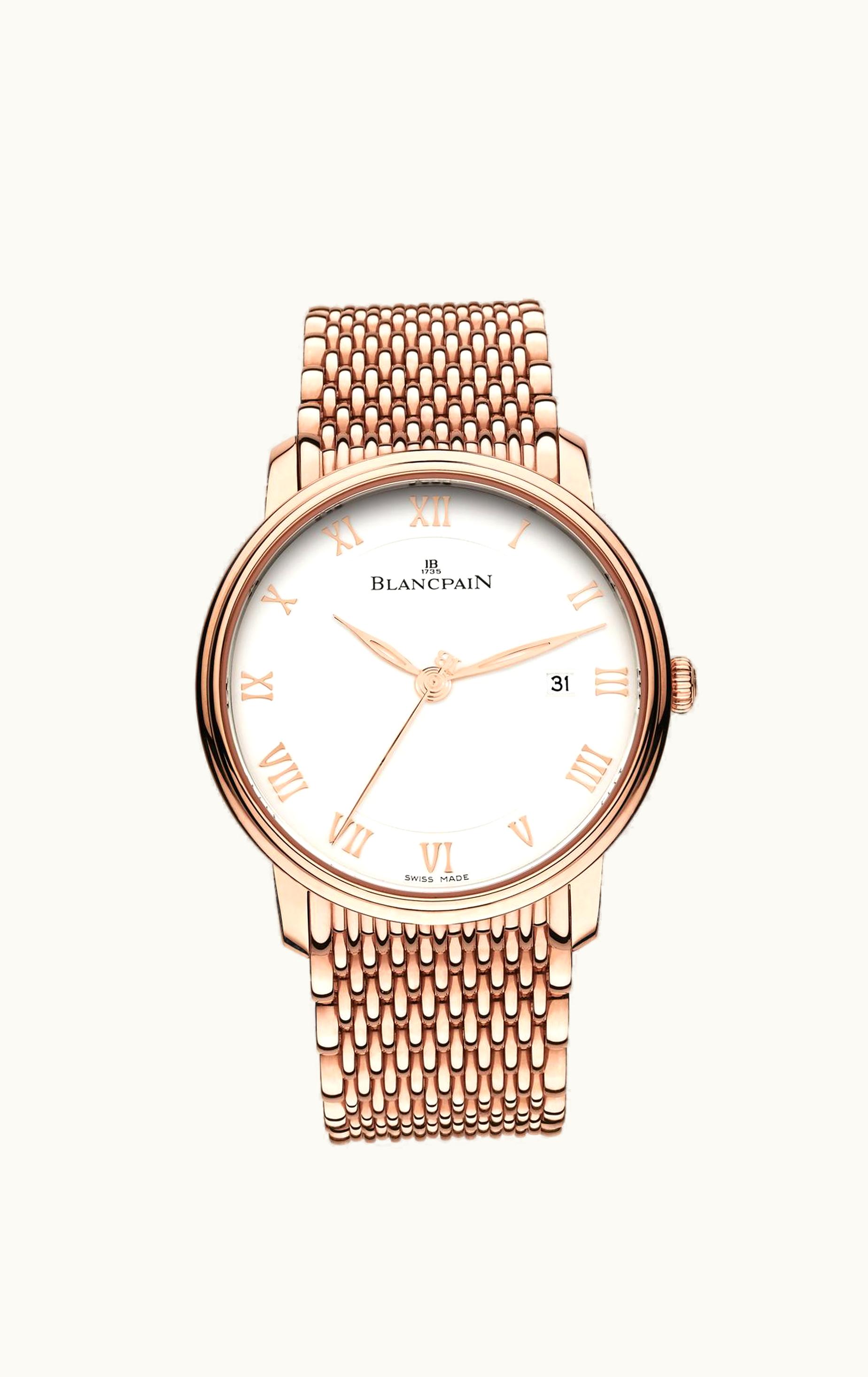 Blancpain Villeret Ultraplate Automatique 40mm Red Gold / Opalin