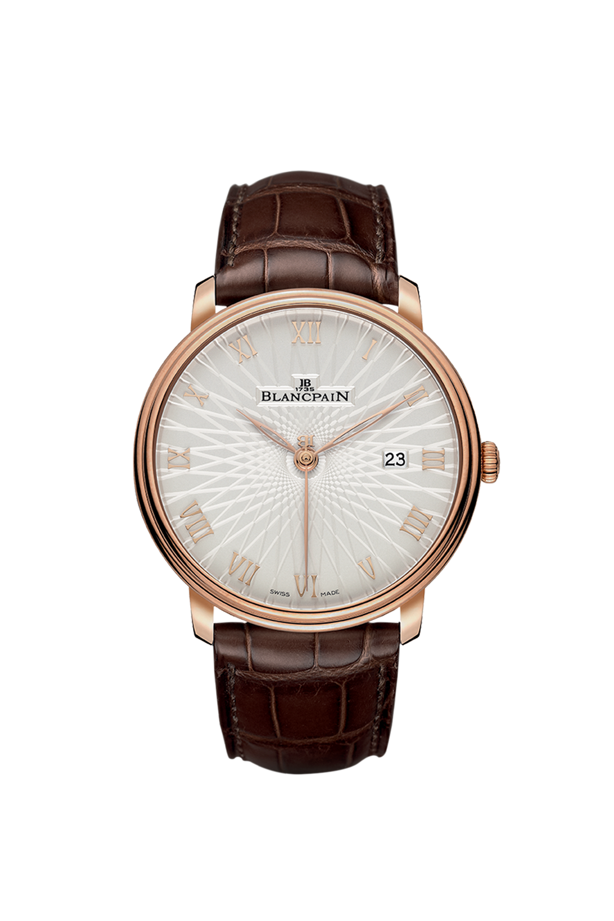 Blancpain Villeret Ultraplate Automatique 40mm Red Gold / Opalin Frappé
