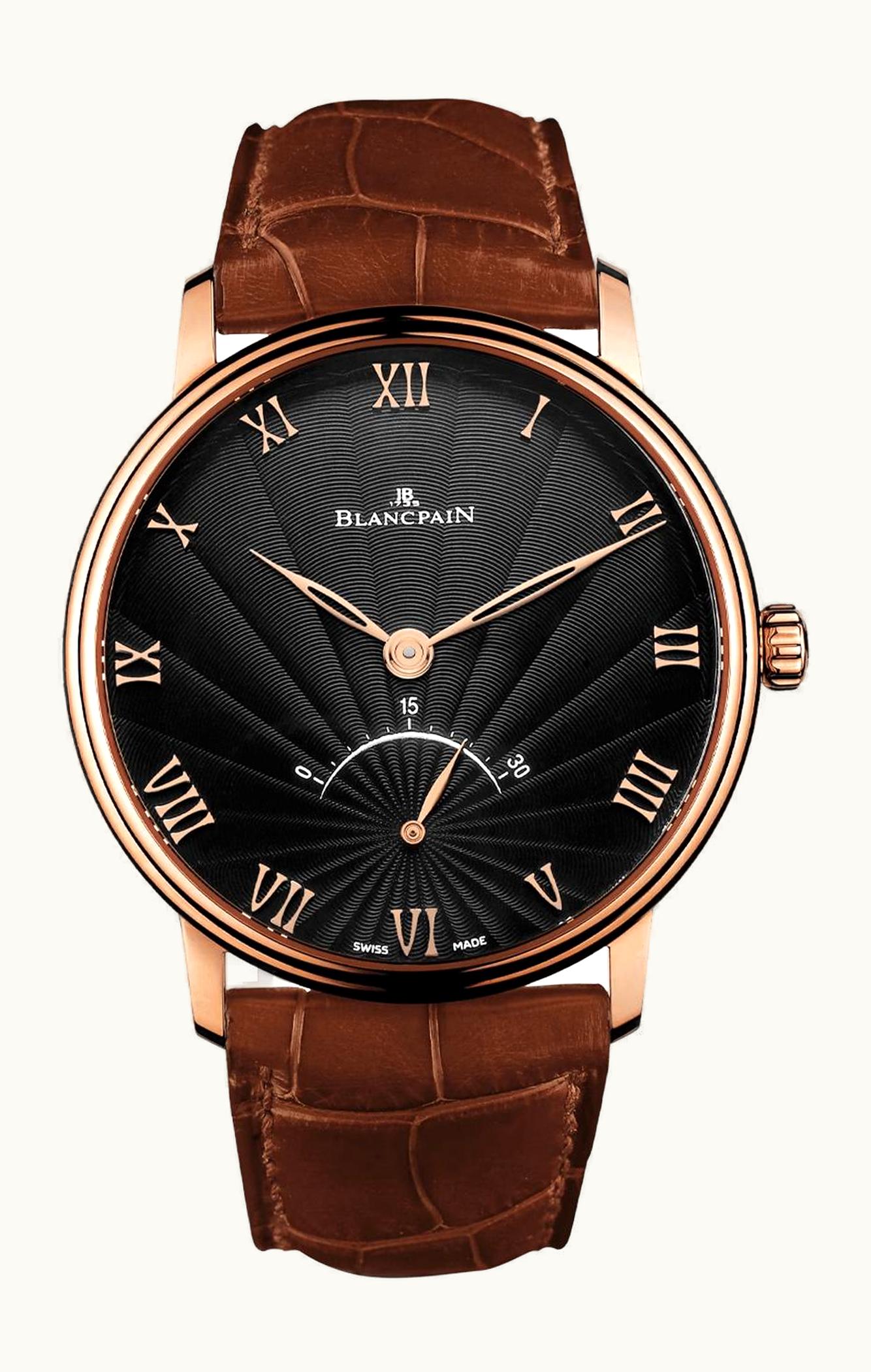 Blancpain Villeret Ultraplate Seconde Rétrograde Red Gold / Black