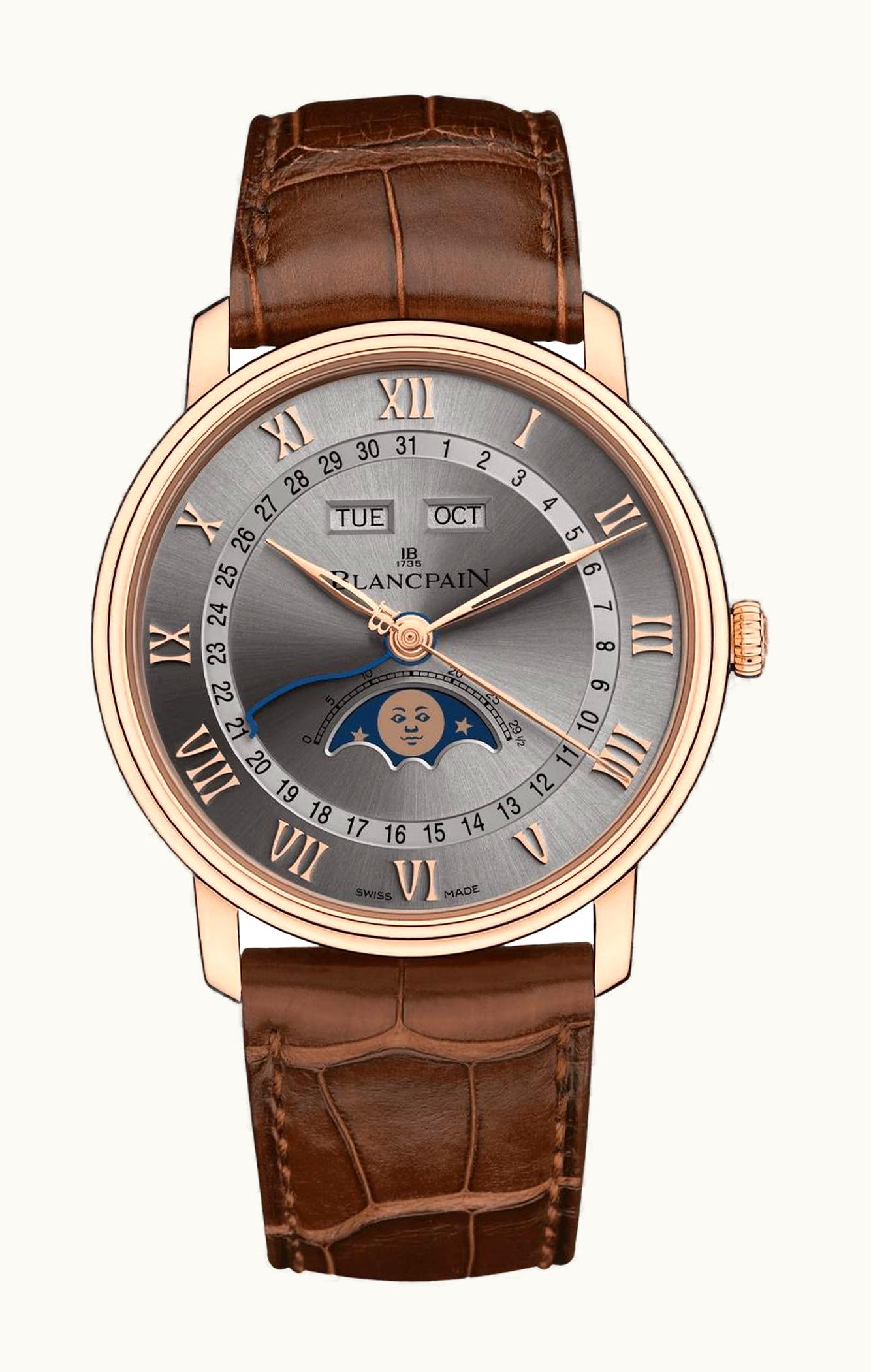 Blancpain Villeret Quantième Complet 40mm Red Gold / Grey
