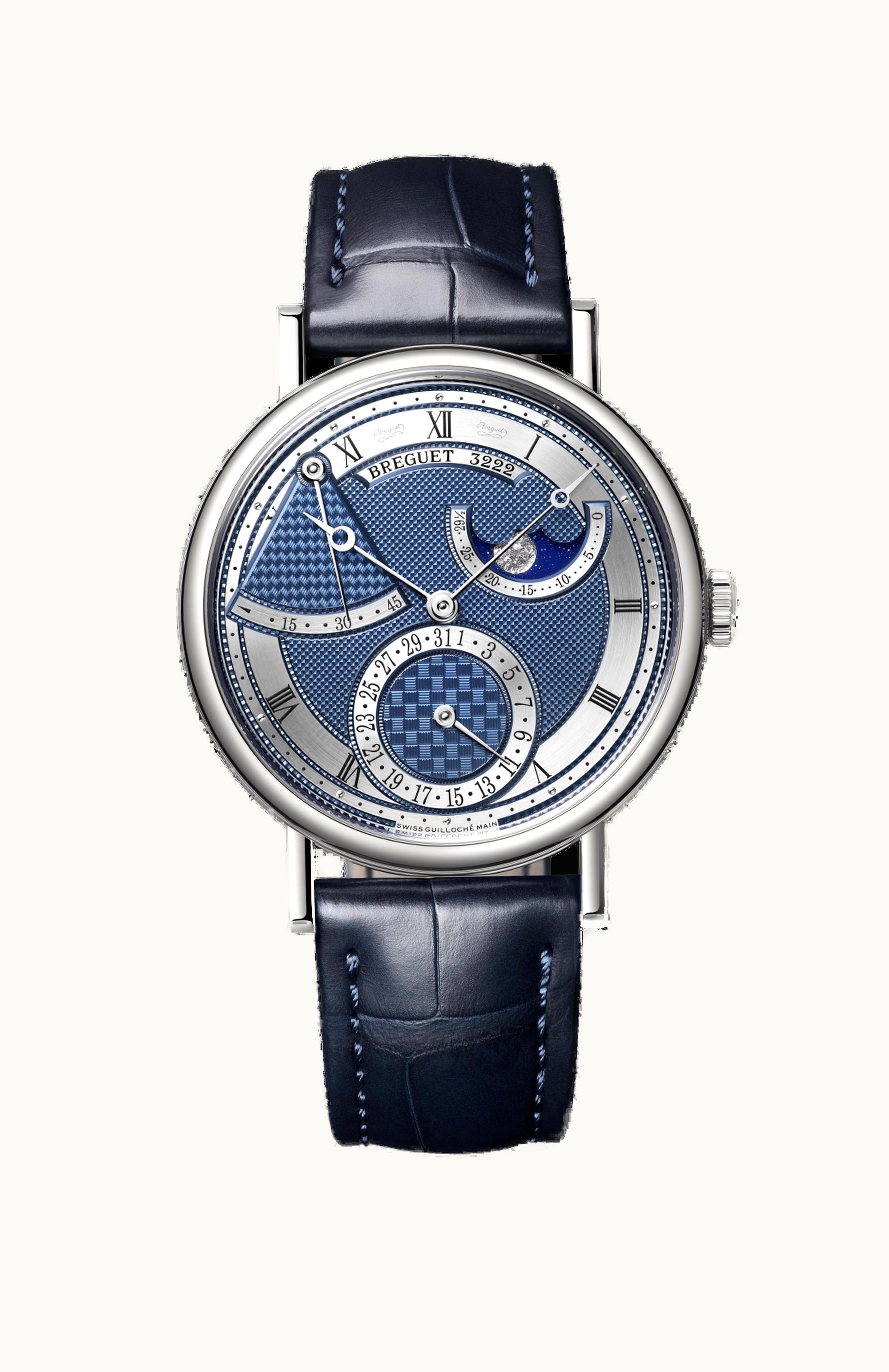 Breguet Classique 7137 White Gold / Blue