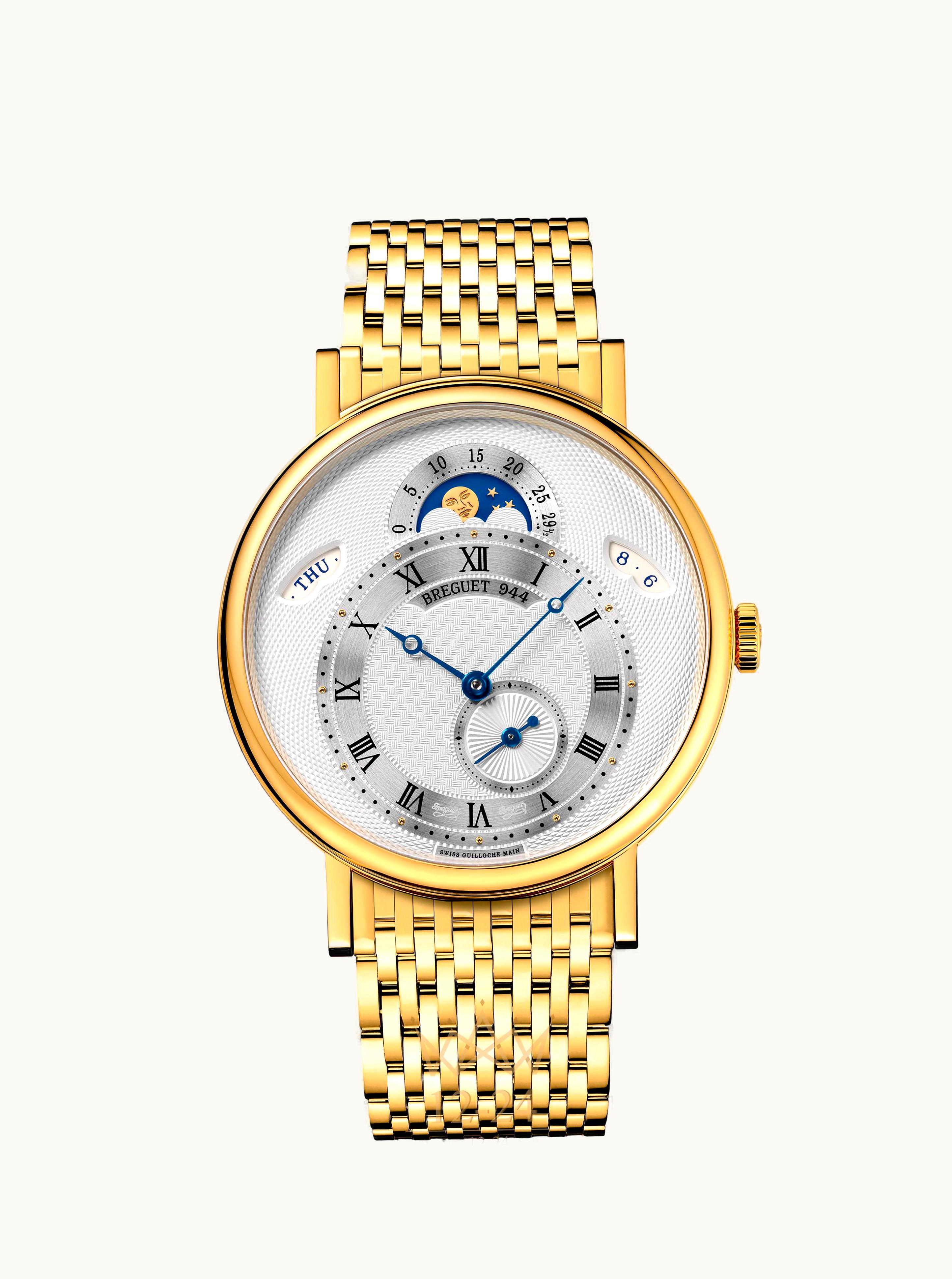 Breguet Classique 7337 Yellow Gold / Silver / Bracelet