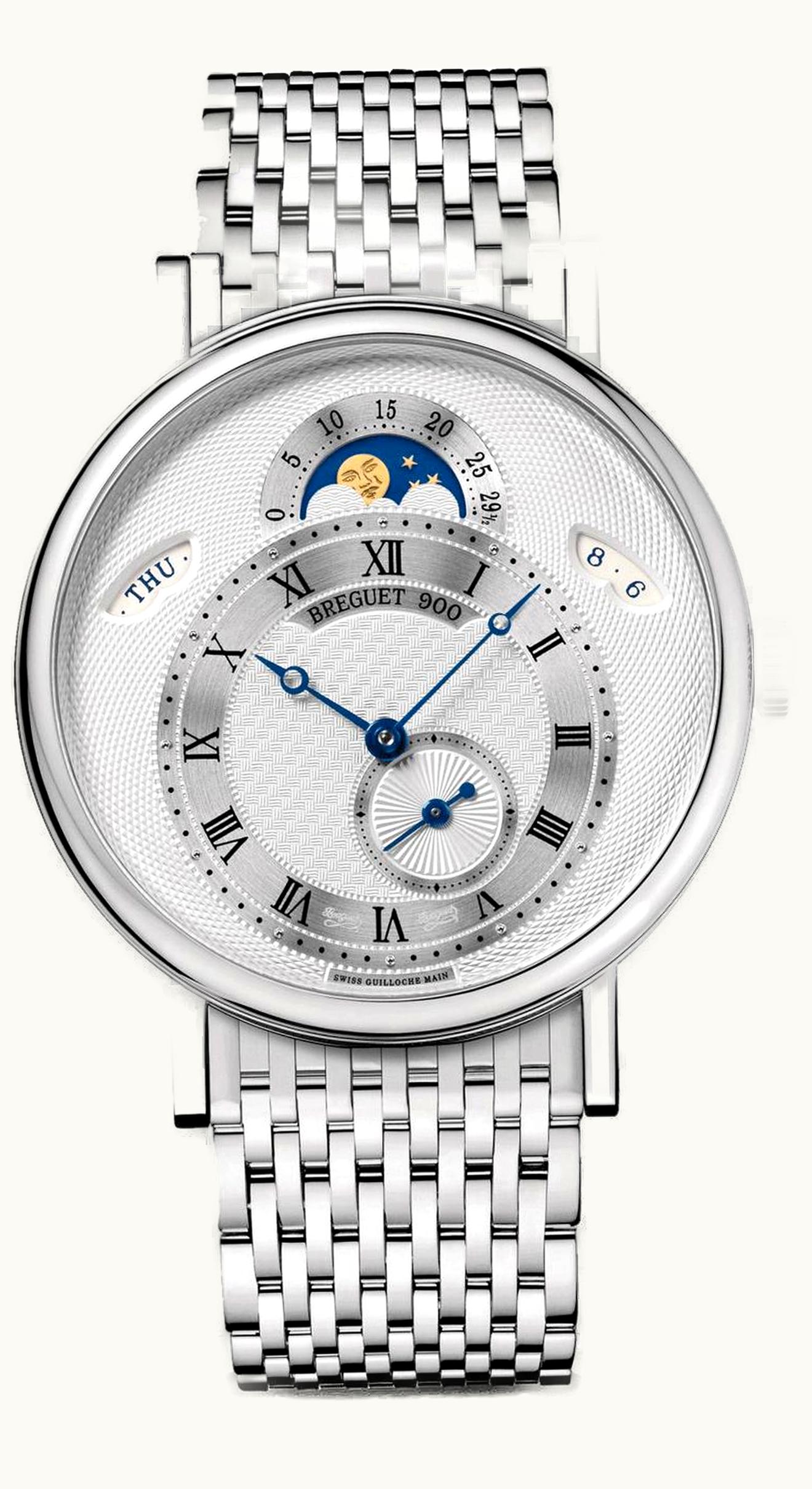 Breguet Classique 7337 White Gold / Silver / Bracelet