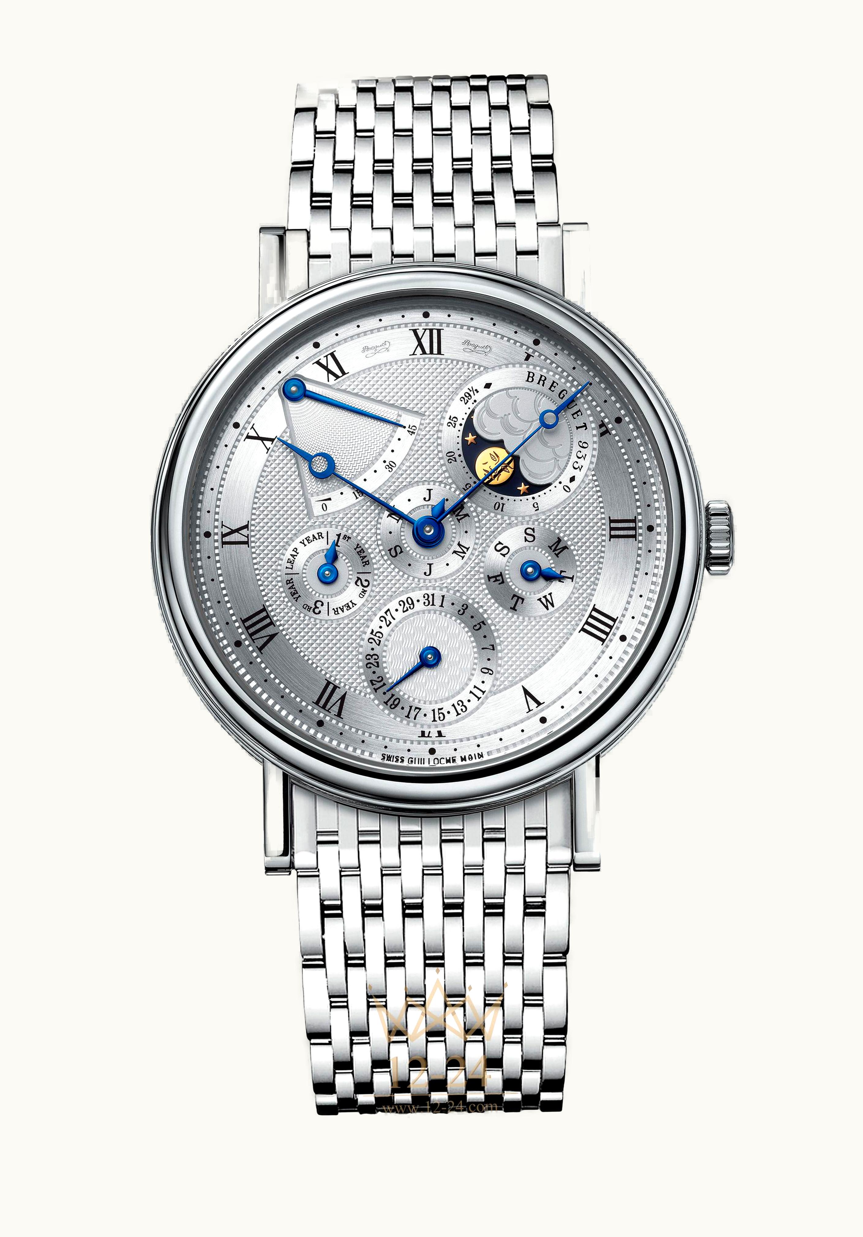 Breguet Classique 5327 White Gold / Silver / Bracelet