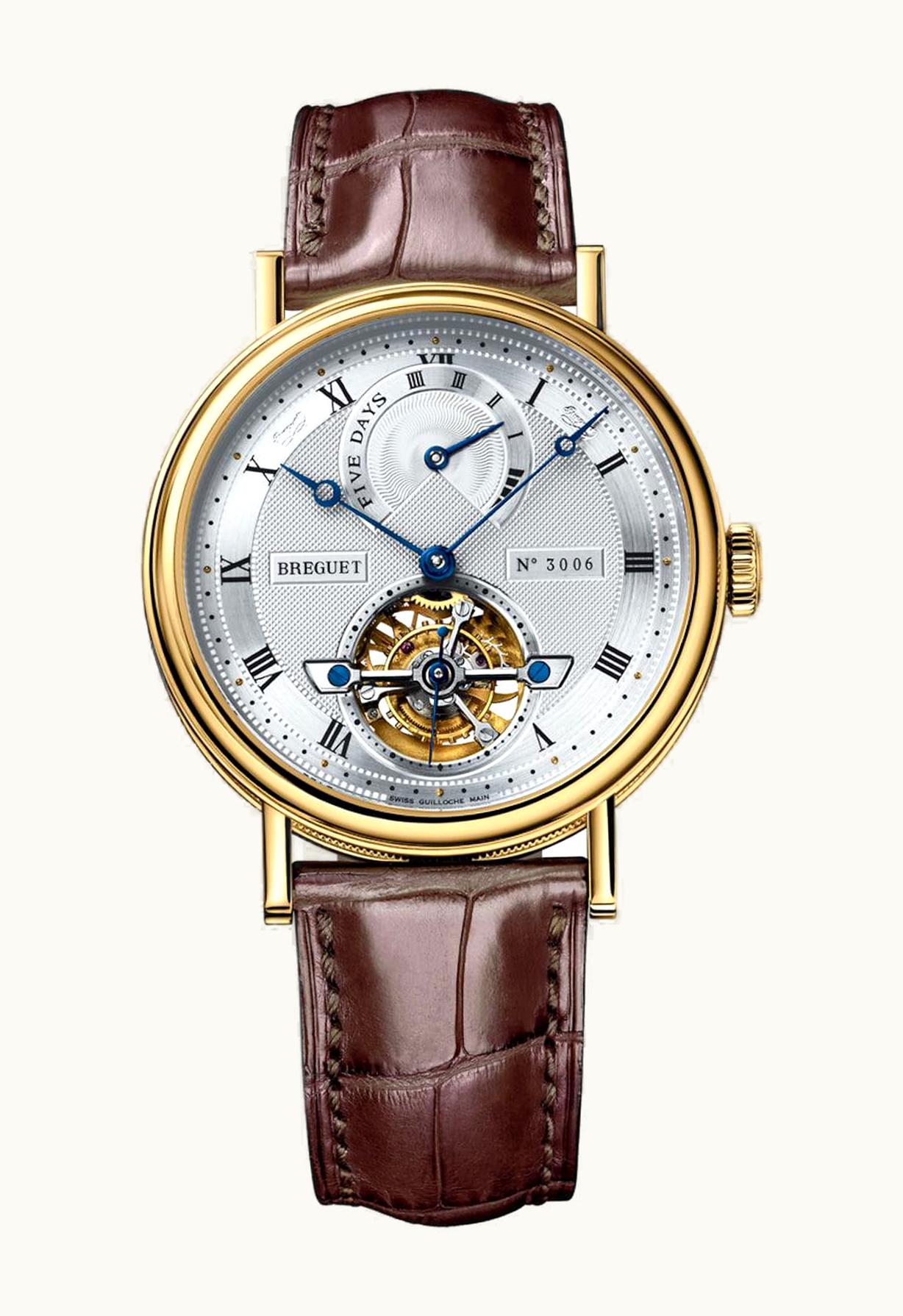Breguet Tourbillon Five Days Yellow Gold / Silver