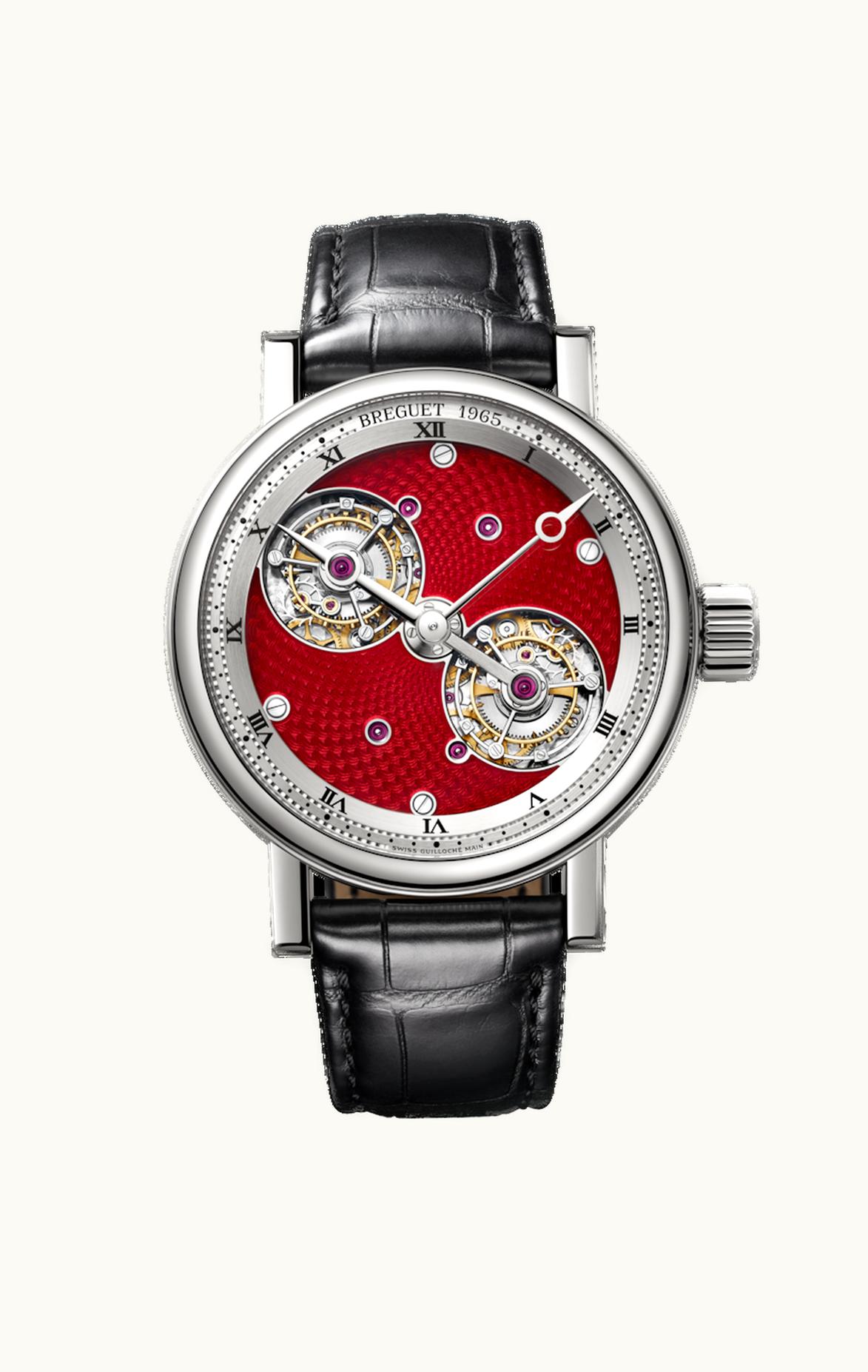 Breguet Double Tourbillon Platinum / Red