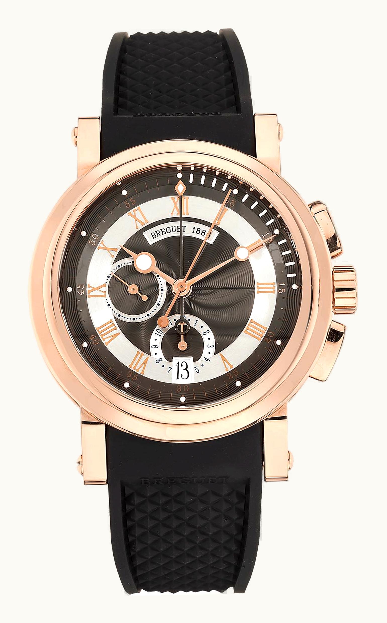 Breguet Marine Chronograph 5827 Rose Gold / Black / Rubber