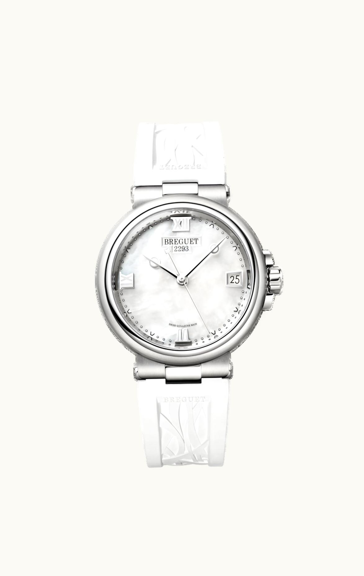 Breguet Marine Dame 9517 Stainless Steel / MOP / Rubber