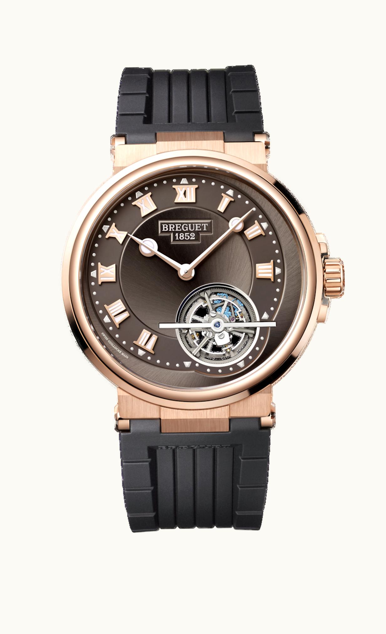 Breguet Marine Tourbillon 5577 Rose Gold / Slate / Rubber