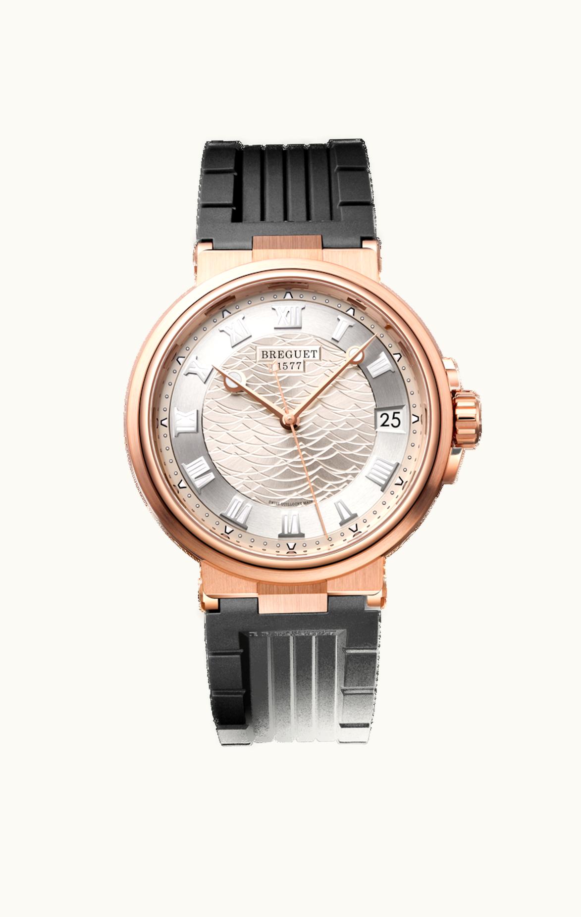 Breguet Marine 5517 Rose Gold / Silver / Rubber