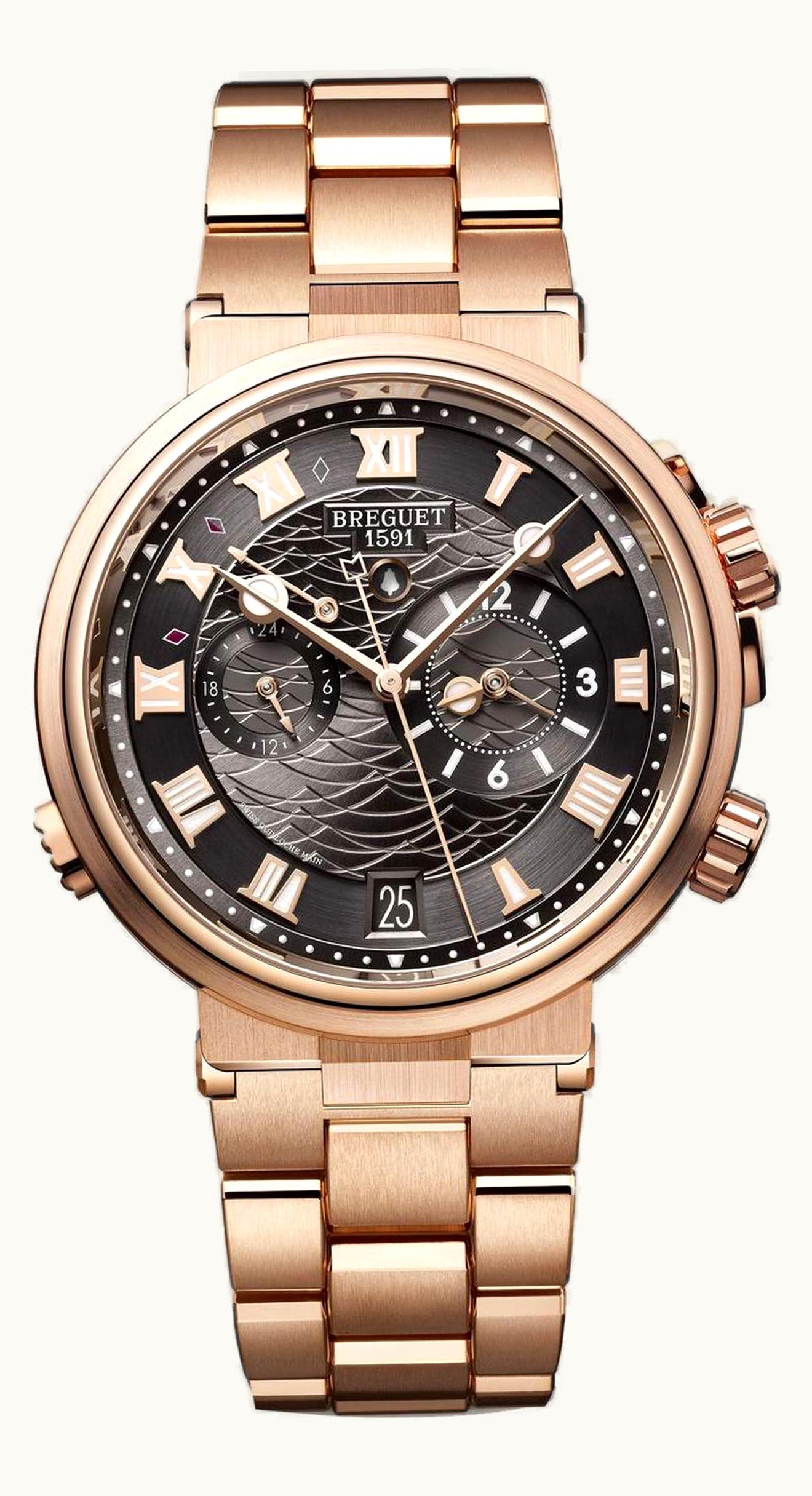 Breguet Marine Alarme Musicale Rose Gold / Grey / Bracelet