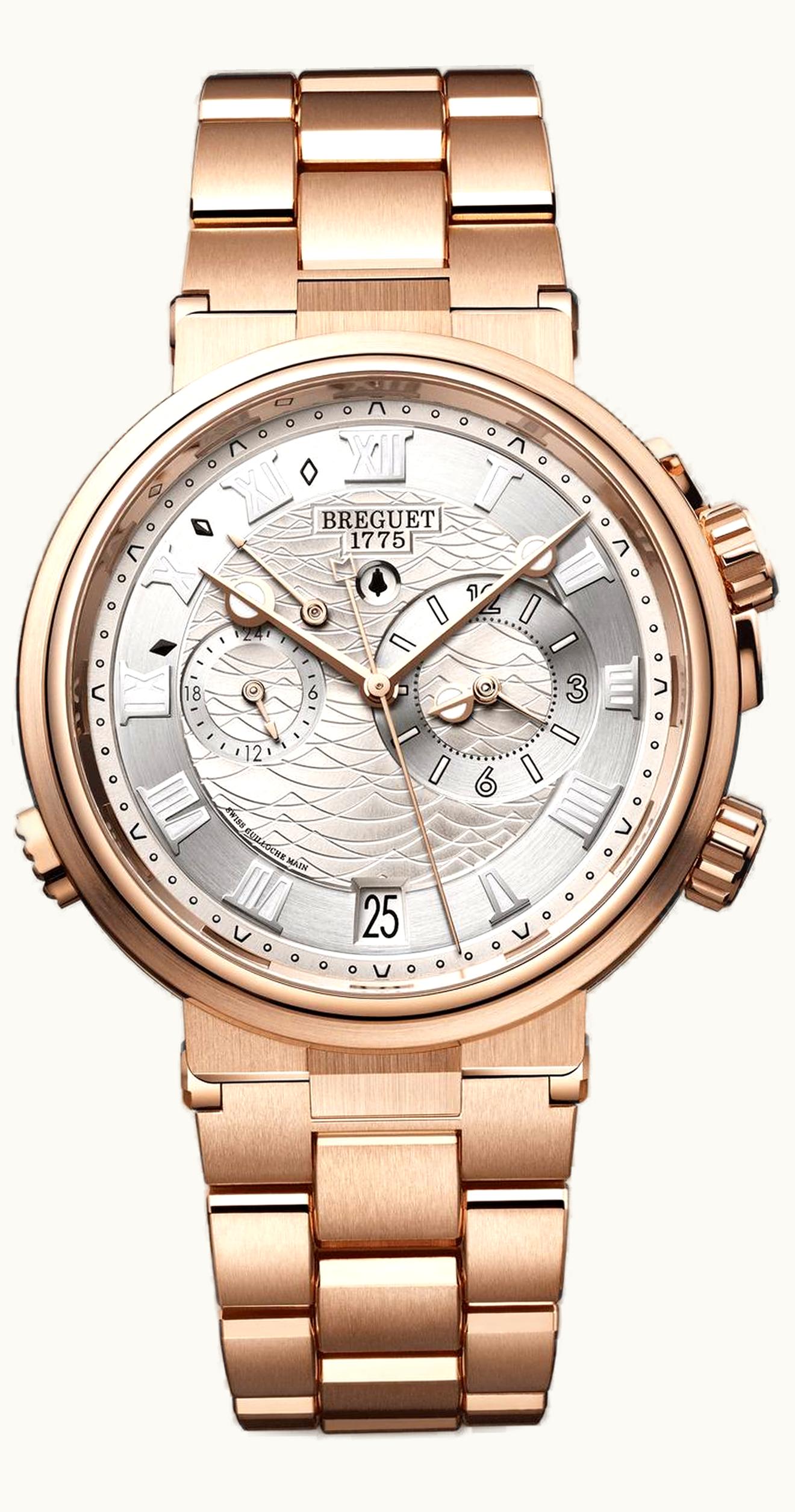 Breguet Marine Alarme Musicale Rose Gold / Silver / Bracelet